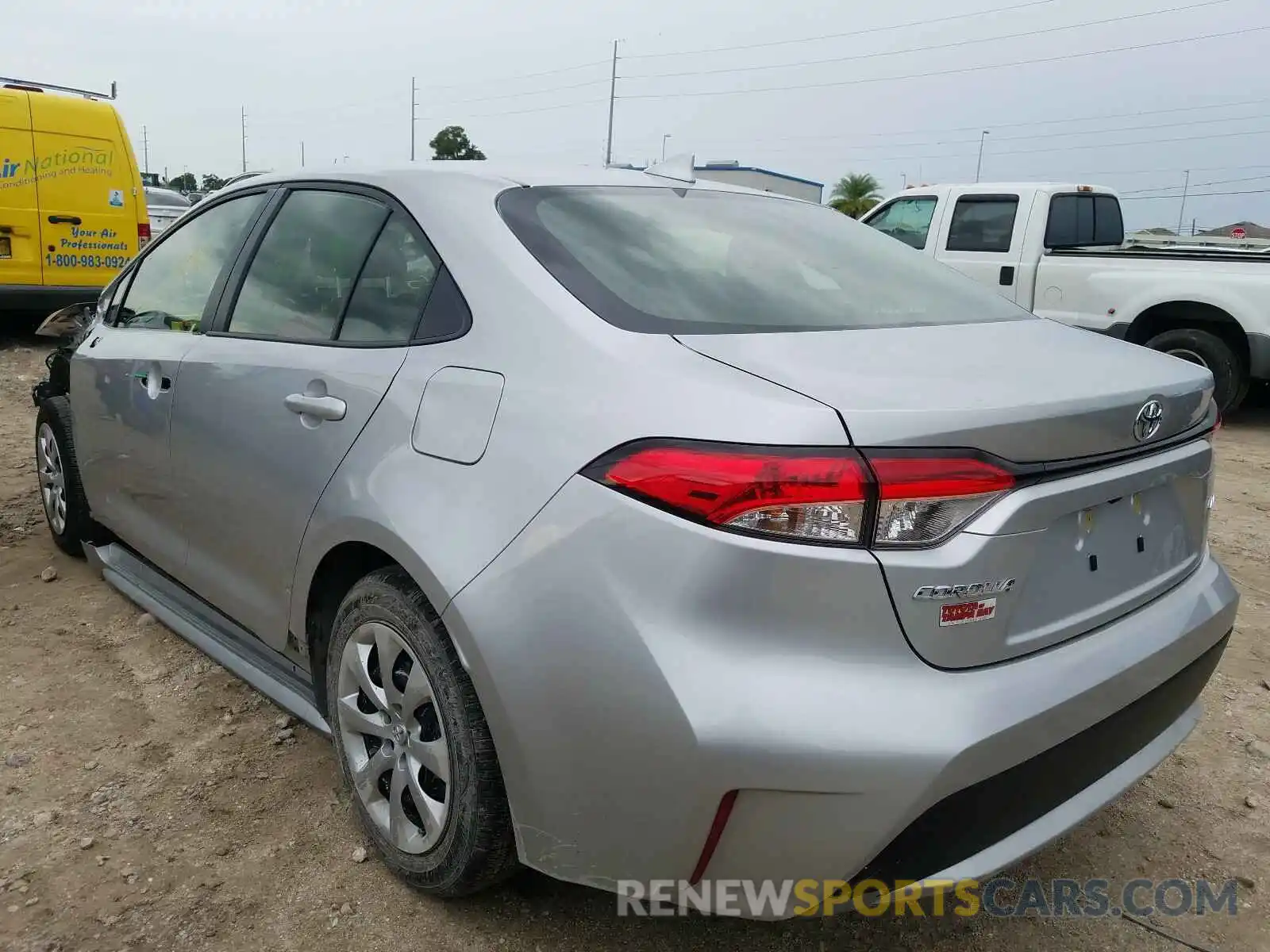 3 Photograph of a damaged car JTDEPRAEXLJ116028 TOYOTA COROLLA 2020