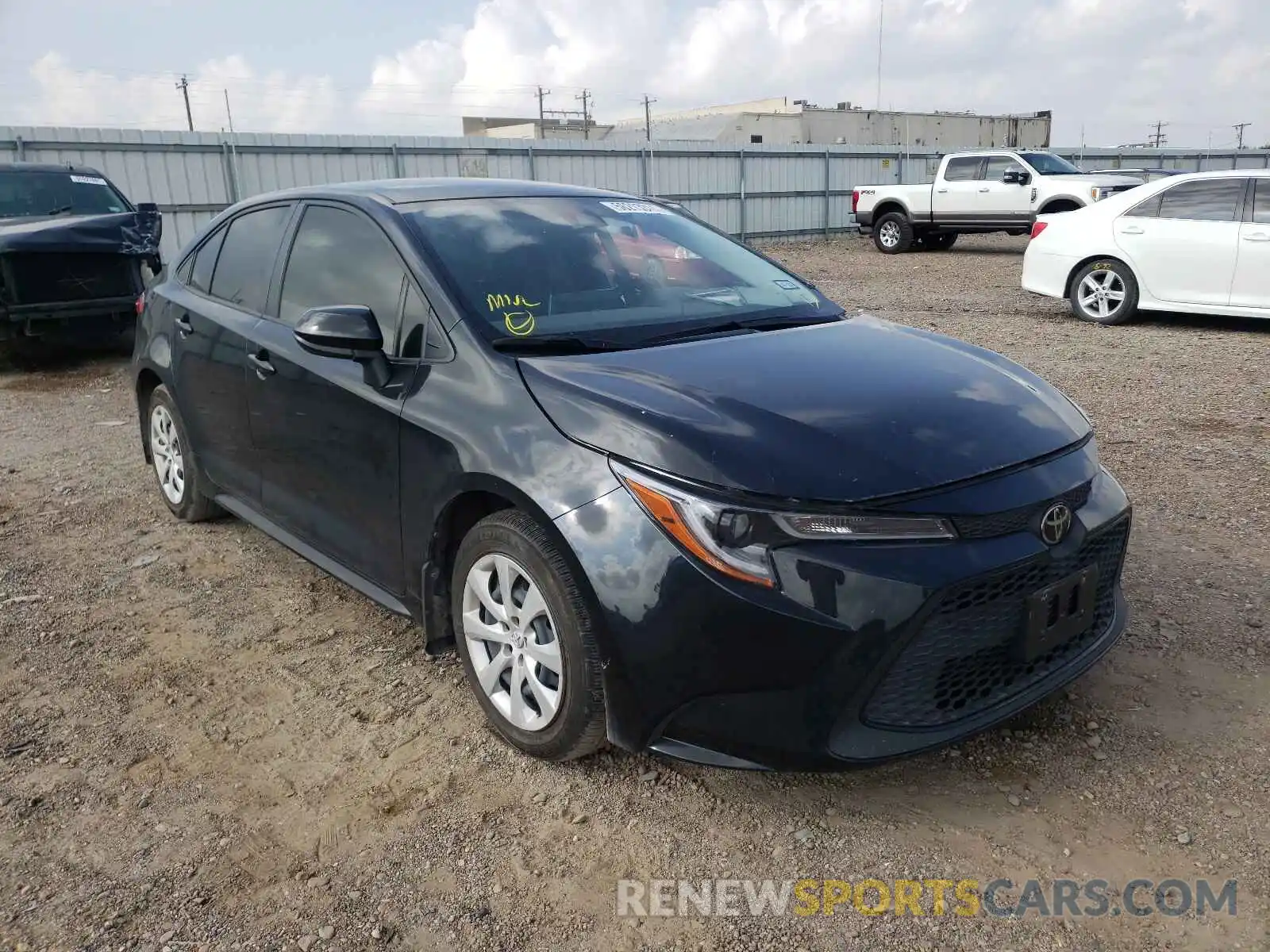 1 Photograph of a damaged car JTDEPRAEXLJ116644 TOYOTA COROLLA 2020