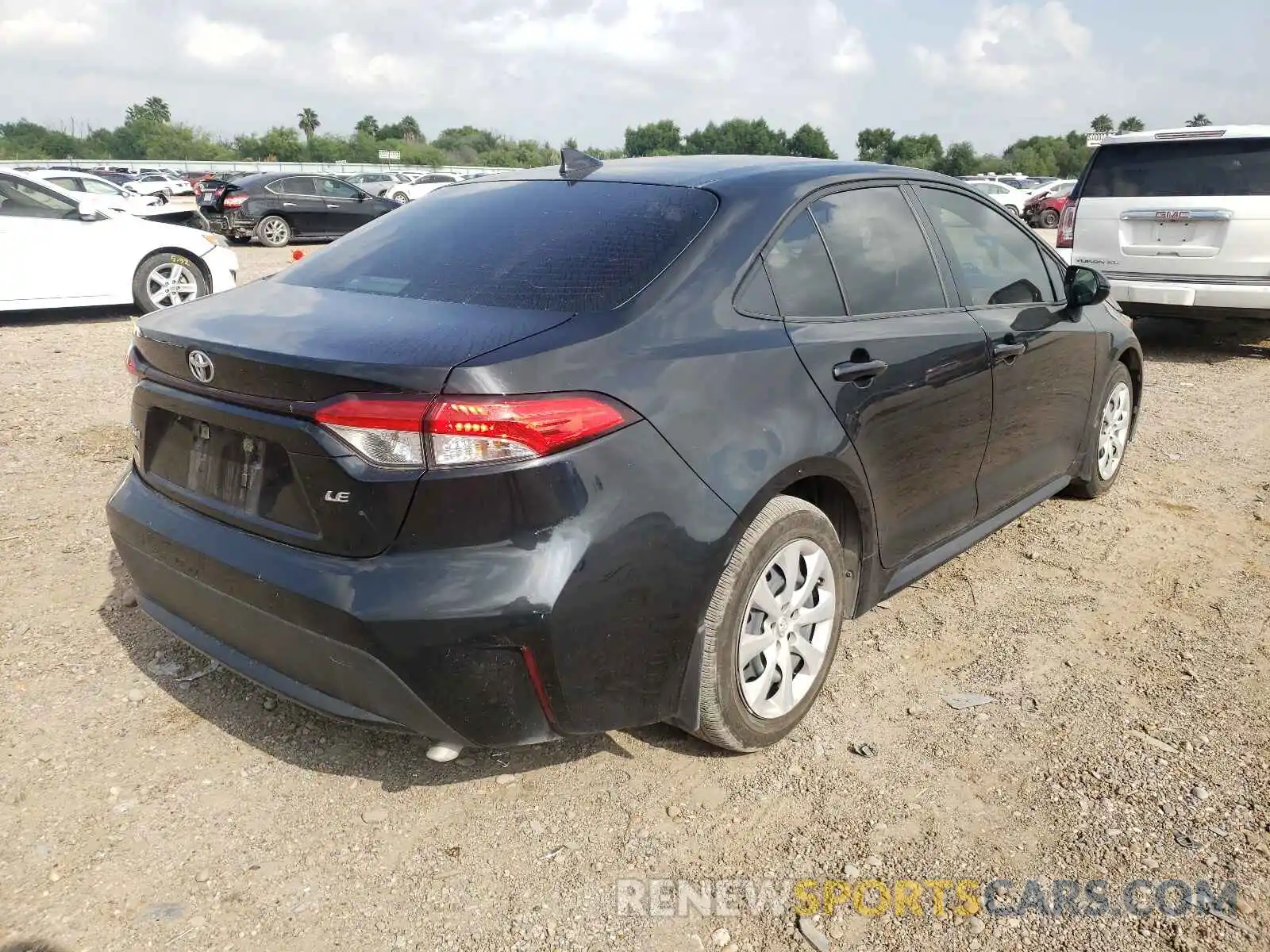 4 Photograph of a damaged car JTDEPRAEXLJ116644 TOYOTA COROLLA 2020