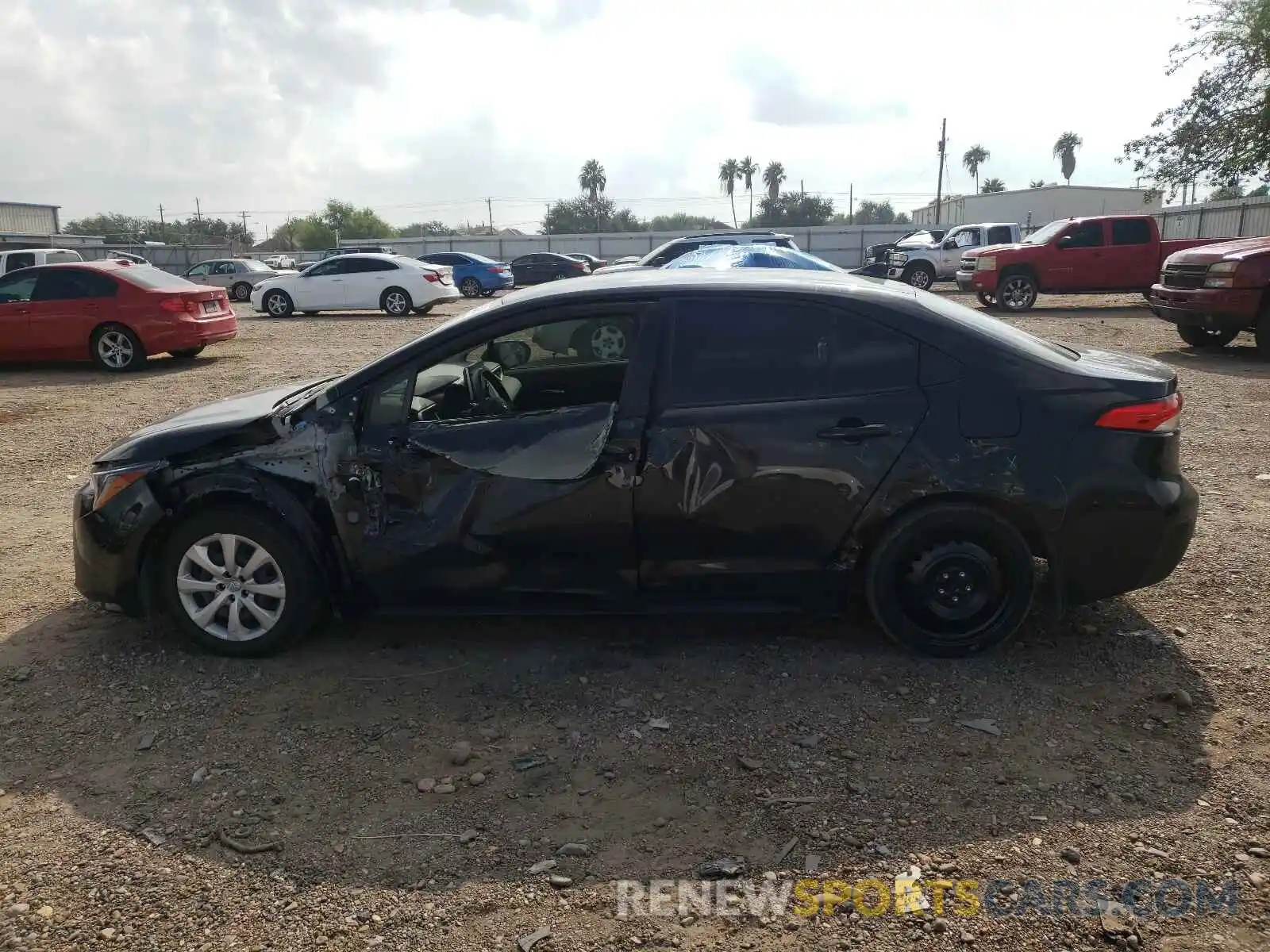 9 Photograph of a damaged car JTDEPRAEXLJ116644 TOYOTA COROLLA 2020