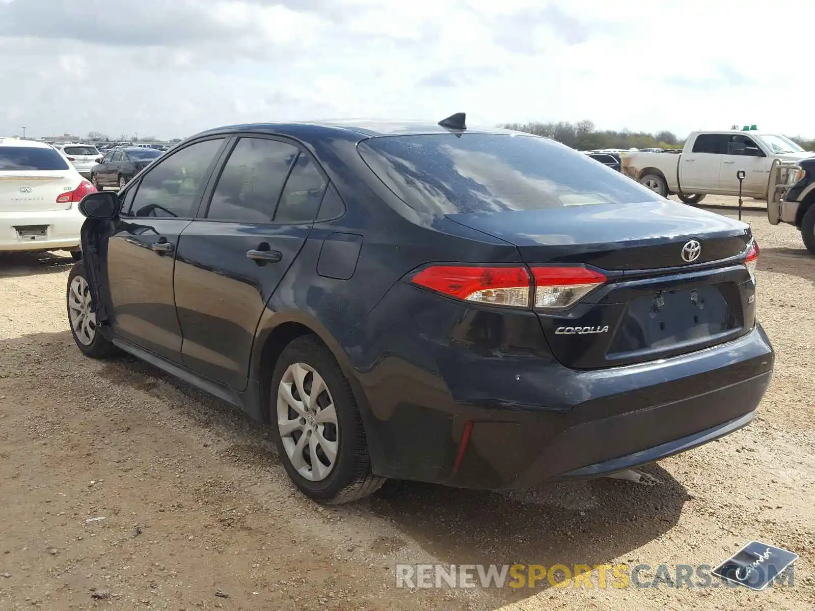 3 Photograph of a damaged car JTDEPRAEXLJ117213 TOYOTA COROLLA 2020