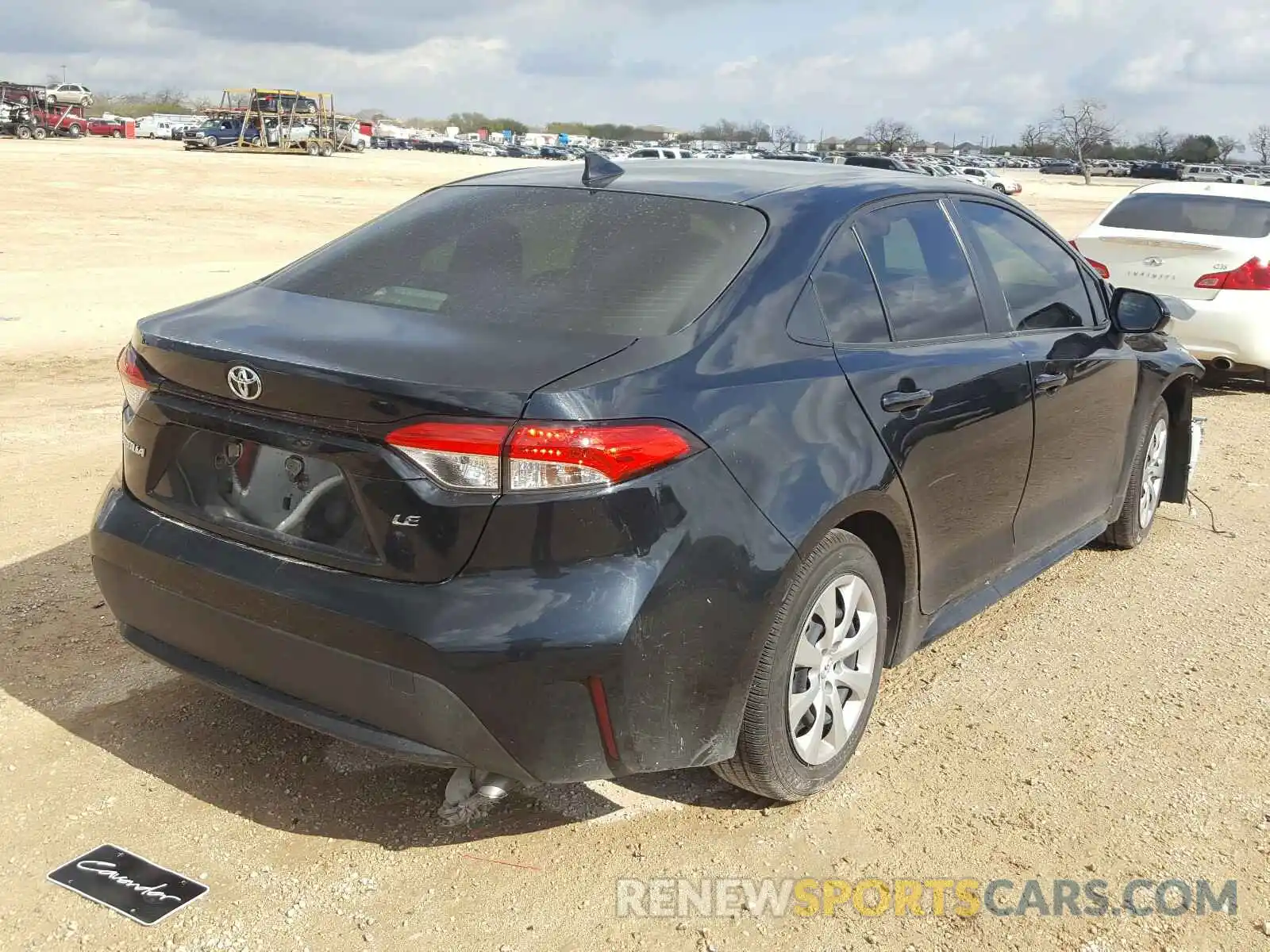 4 Photograph of a damaged car JTDEPRAEXLJ117213 TOYOTA COROLLA 2020