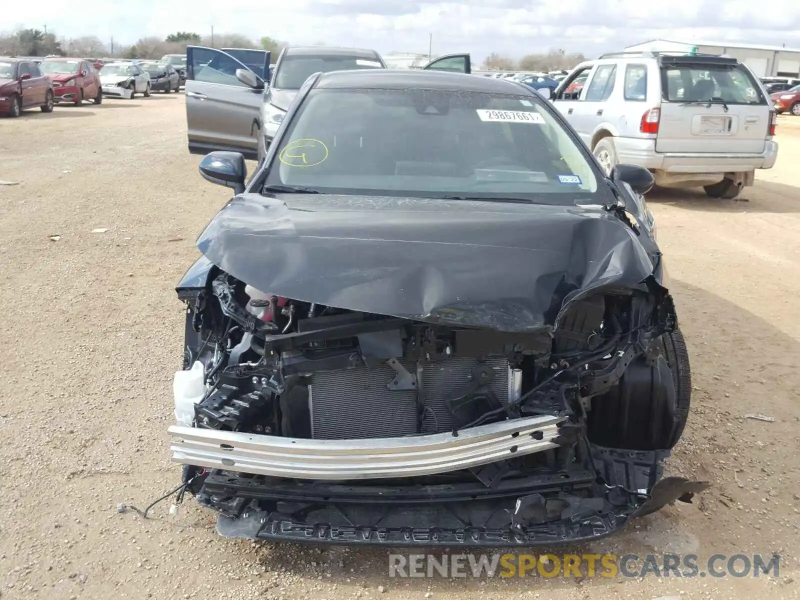 9 Photograph of a damaged car JTDEPRAEXLJ117213 TOYOTA COROLLA 2020