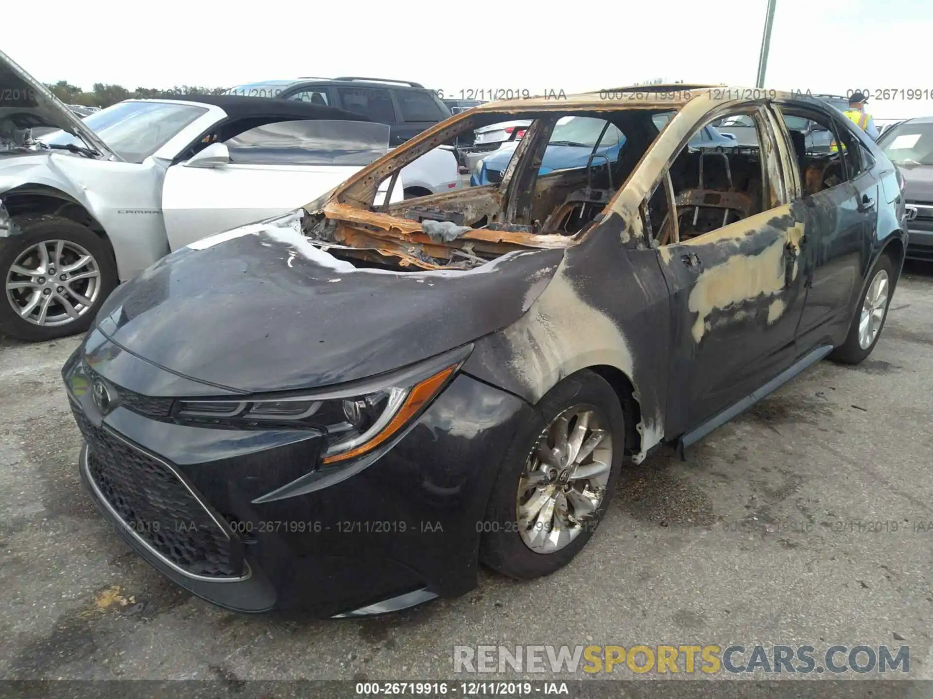 2 Photograph of a damaged car JTDFPRAE0LJ005590 TOYOTA COROLLA 2020