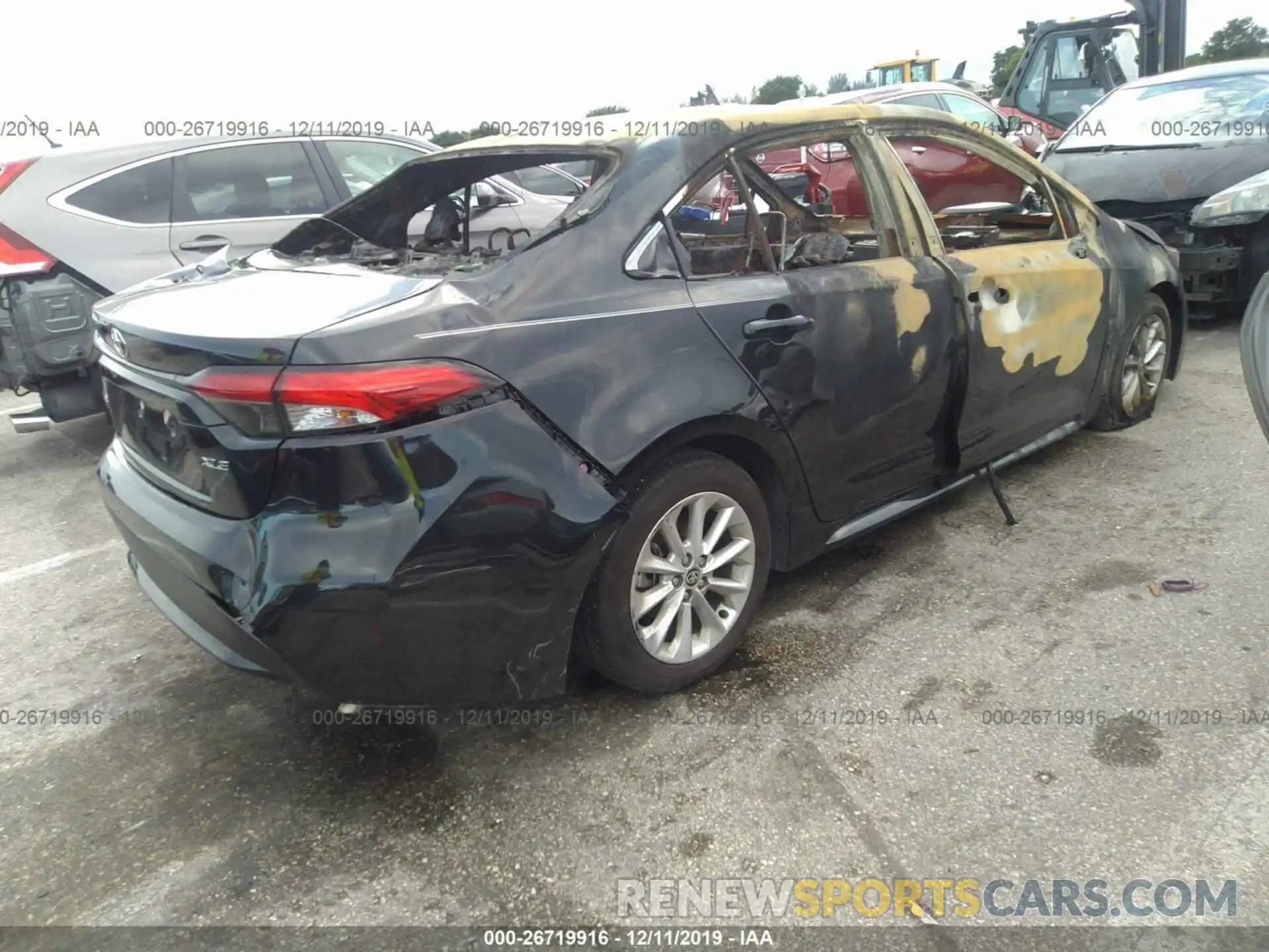 4 Photograph of a damaged car JTDFPRAE0LJ005590 TOYOTA COROLLA 2020