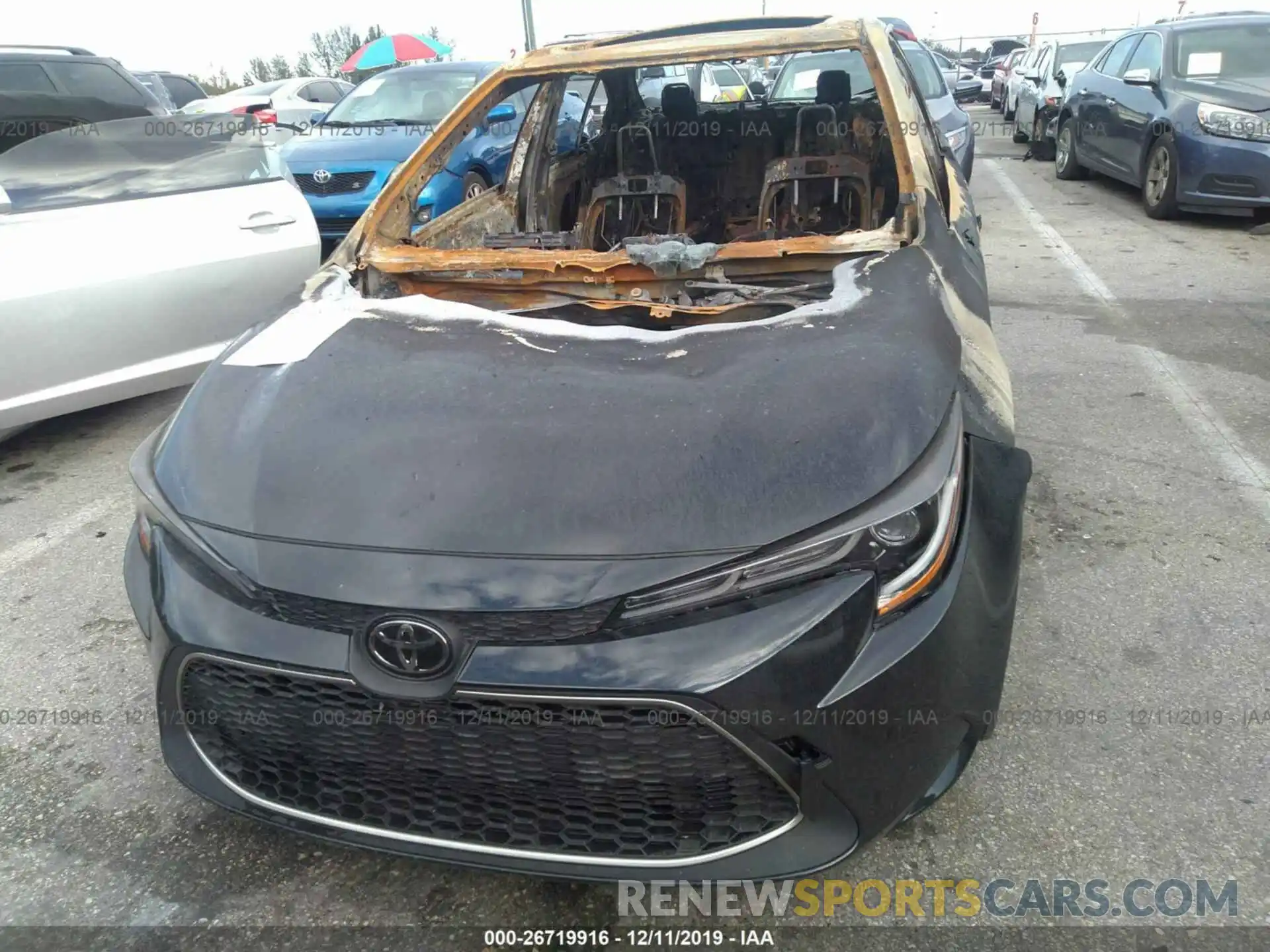 6 Photograph of a damaged car JTDFPRAE0LJ005590 TOYOTA COROLLA 2020