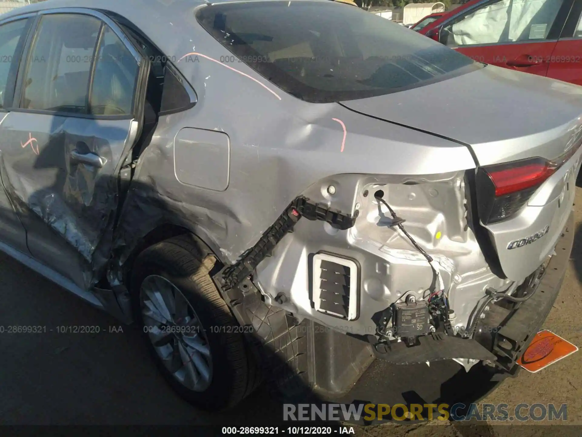 6 Photograph of a damaged car JTDFPRAE0LJ011406 TOYOTA COROLLA 2020