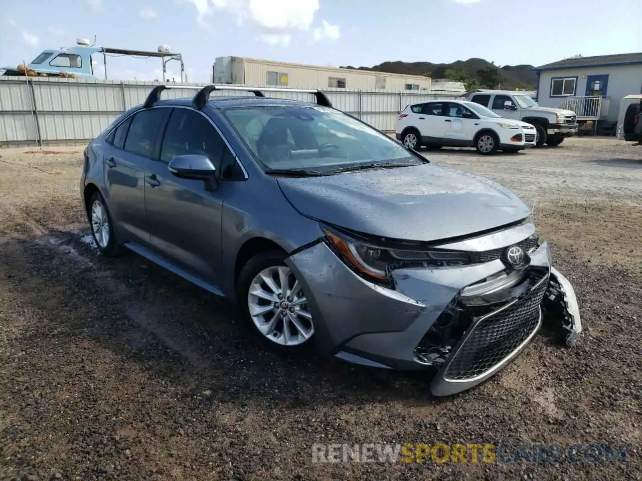 1 Photograph of a damaged car JTDFPRAE0LJ013317 TOYOTA COROLLA 2020