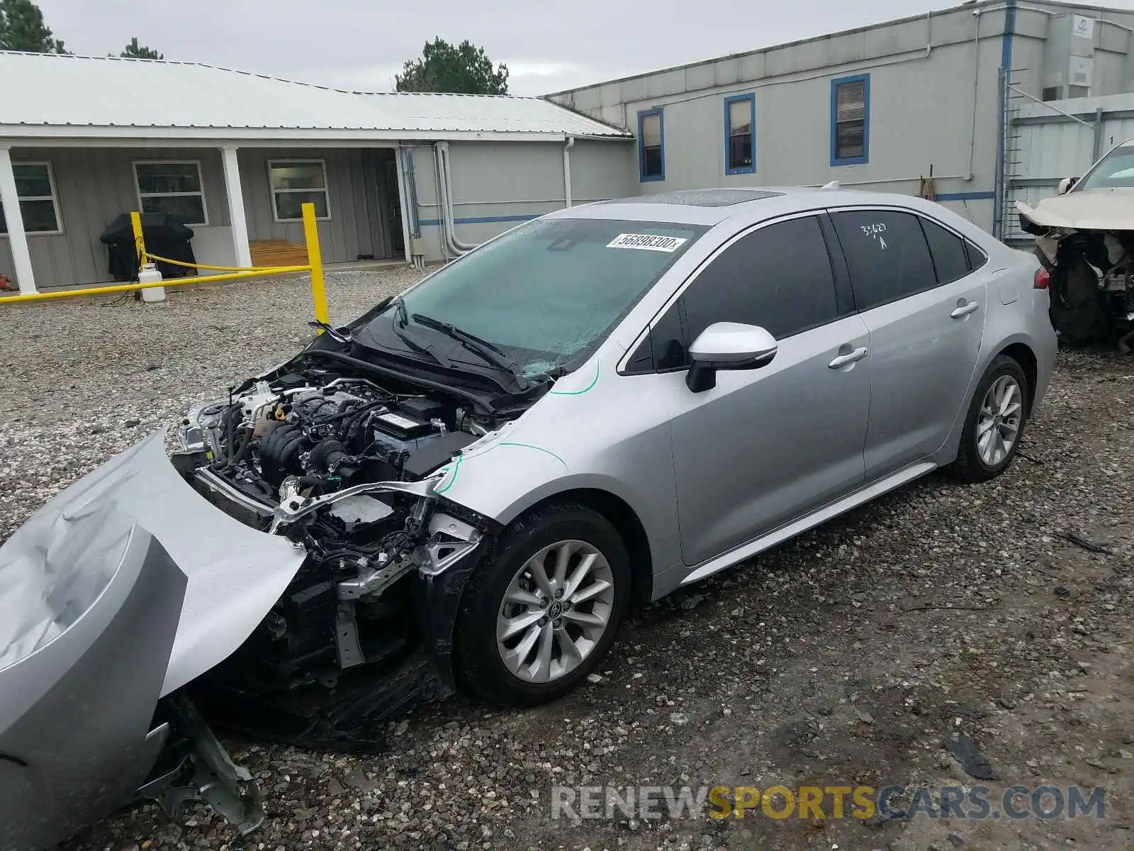 2 Photograph of a damaged car JTDFPRAE0LJ014368 TOYOTA COROLLA 2020