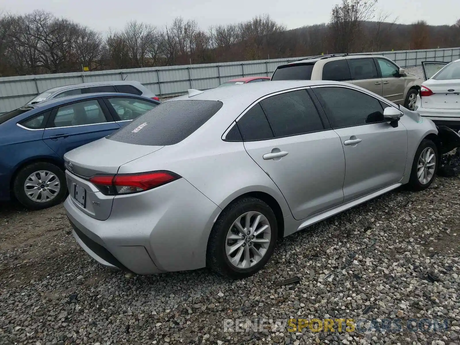 4 Photograph of a damaged car JTDFPRAE0LJ014368 TOYOTA COROLLA 2020