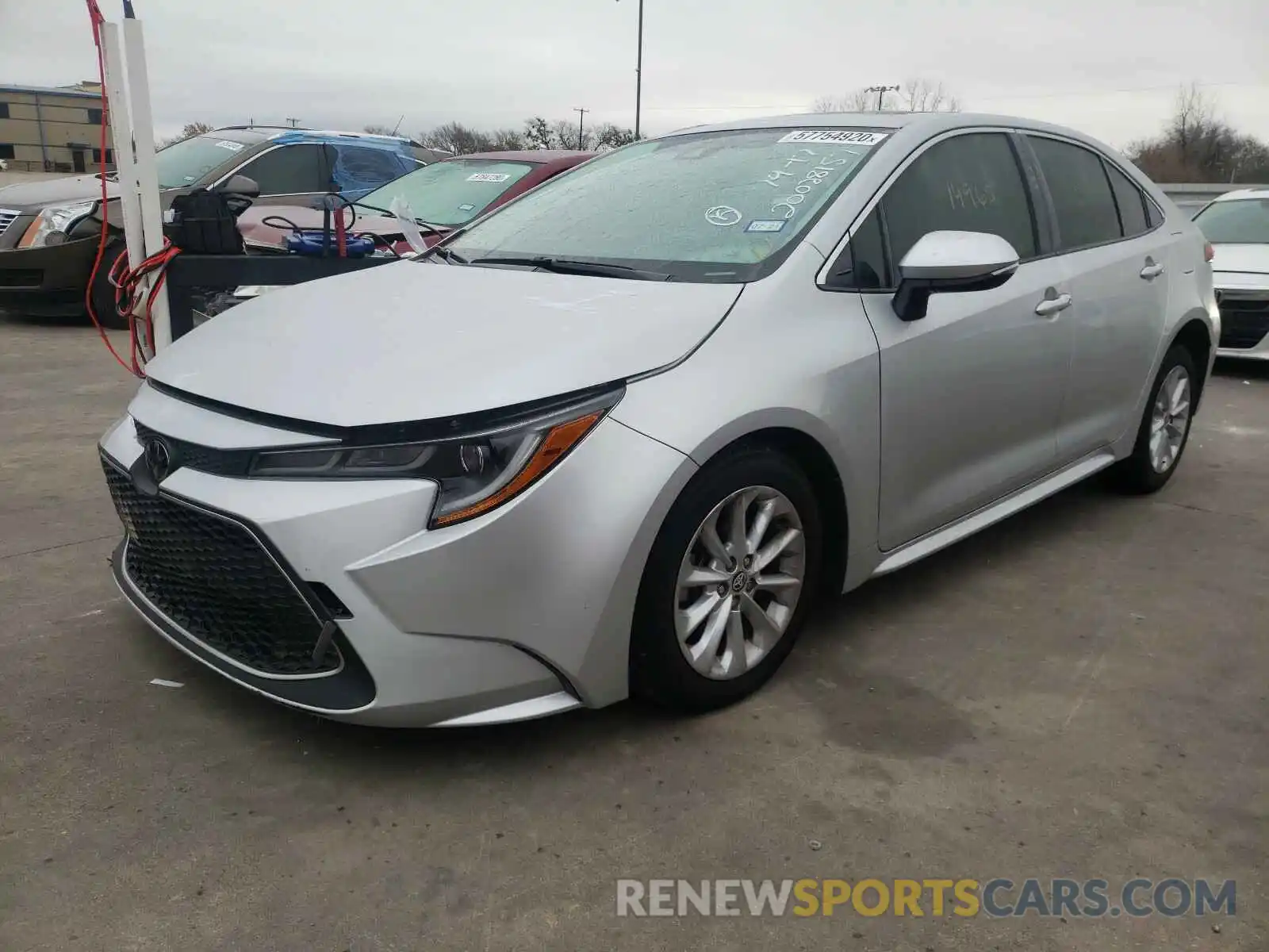 2 Photograph of a damaged car JTDFPRAE0LJ022468 TOYOTA COROLLA 2020