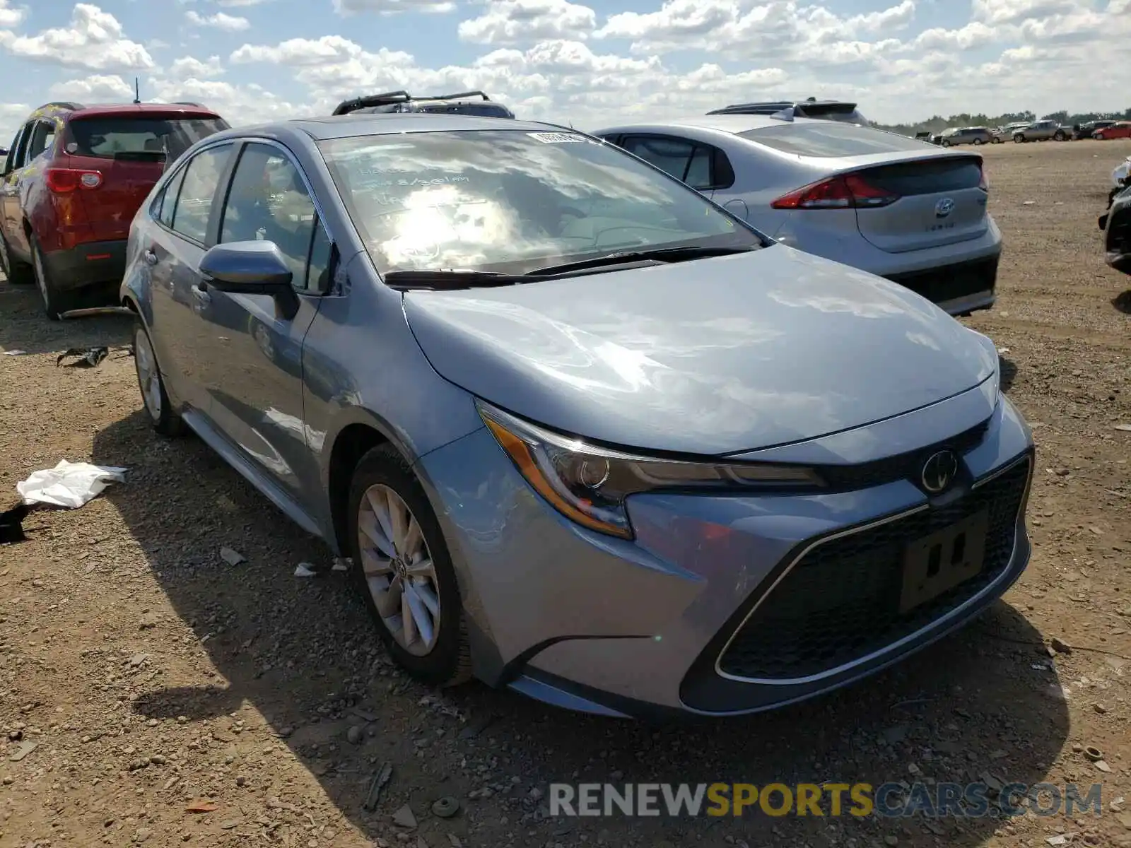 1 Photograph of a damaged car JTDFPRAE0LJ082069 TOYOTA COROLLA 2020