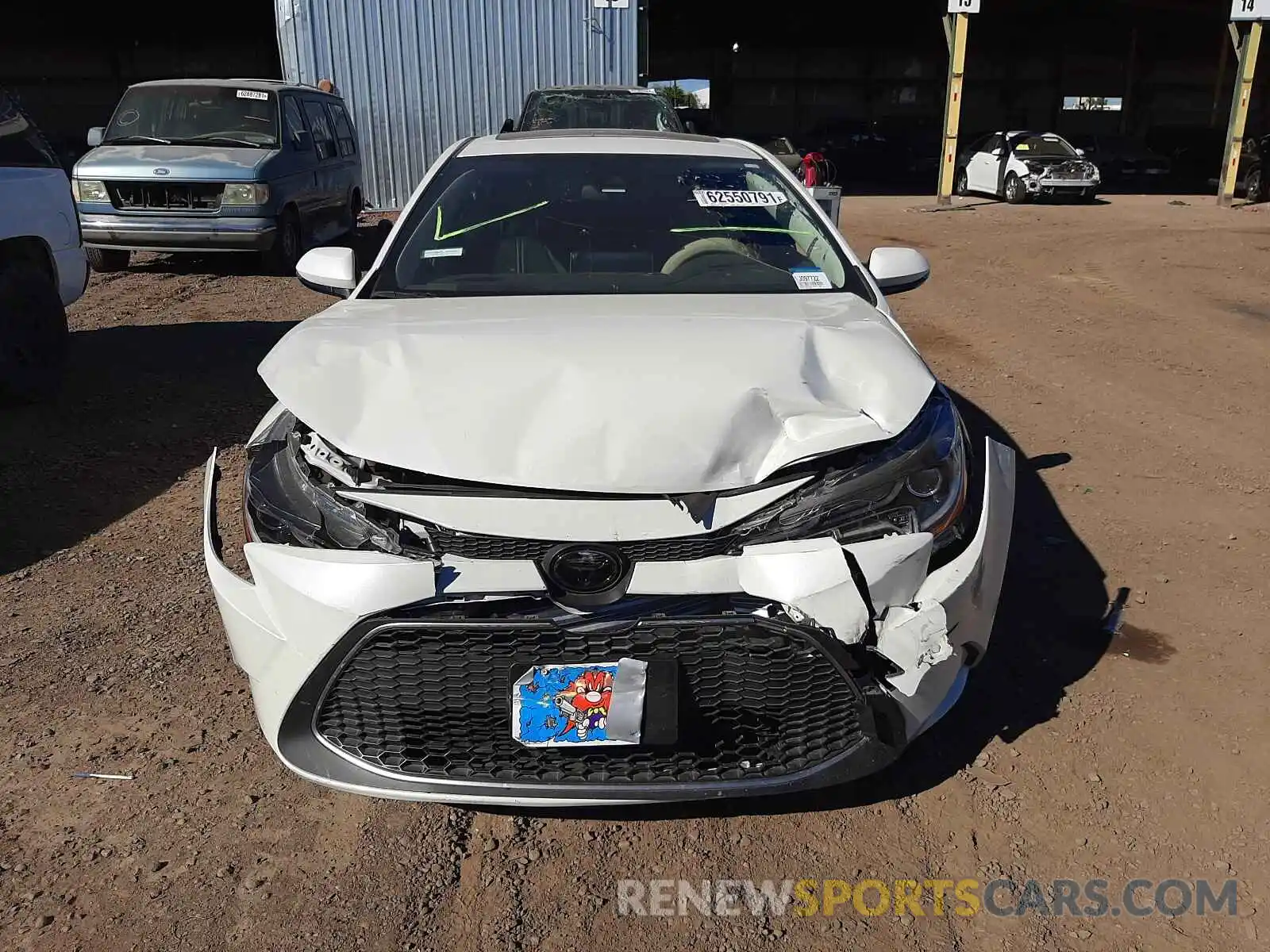 8 Photograph of a damaged car JTDFPRAE0LJ097722 TOYOTA COROLLA 2020