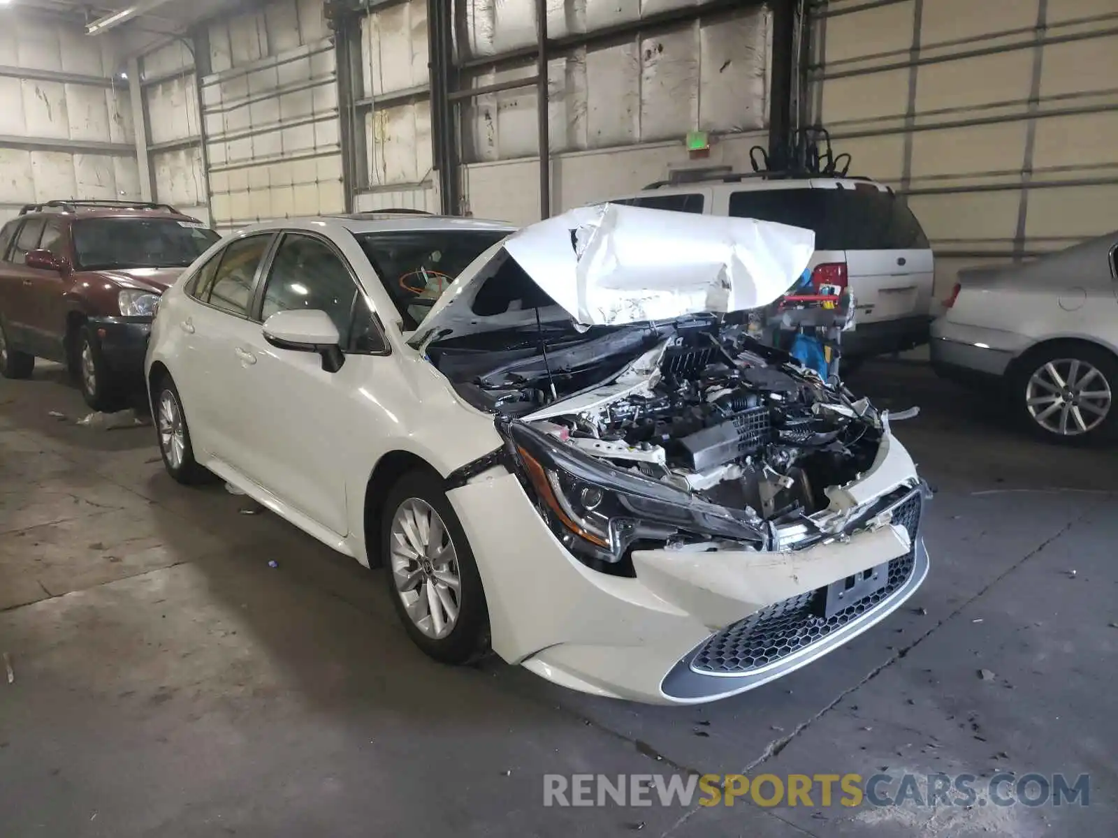 1 Photograph of a damaged car JTDFPRAE1LJ013410 TOYOTA COROLLA 2020