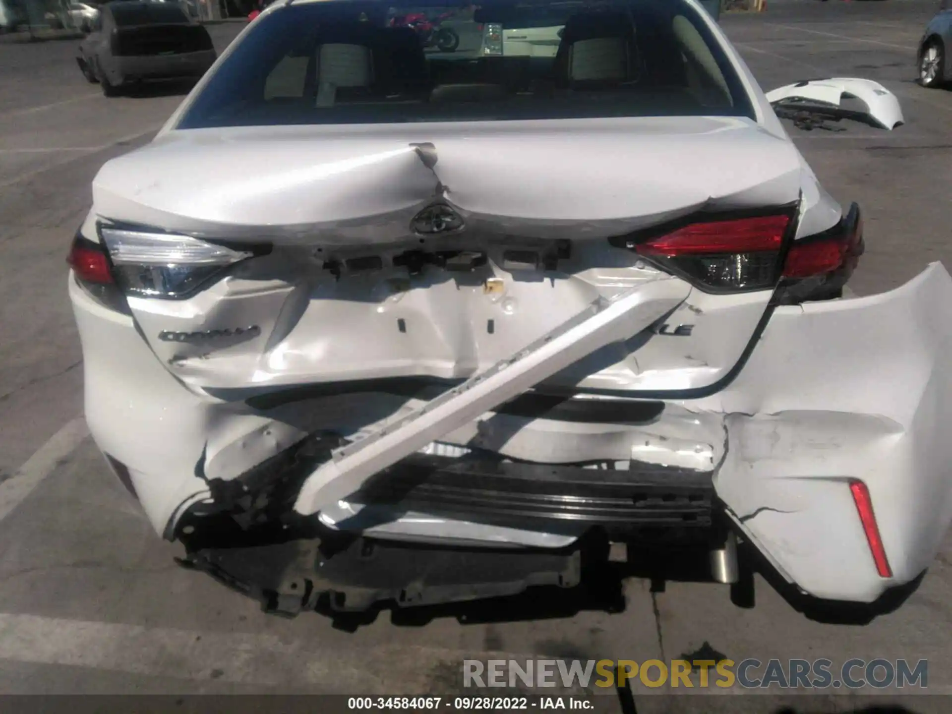 6 Photograph of a damaged car JTDFPRAE1LJ013424 TOYOTA COROLLA 2020