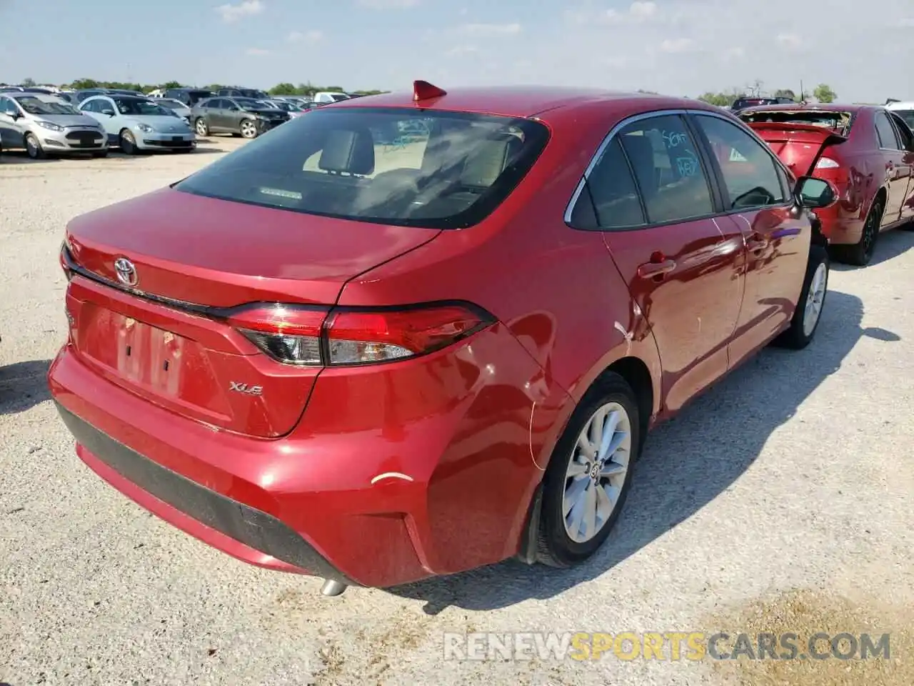 4 Photograph of a damaged car JTDFPRAE1LJ044690 TOYOTA COROLLA 2020