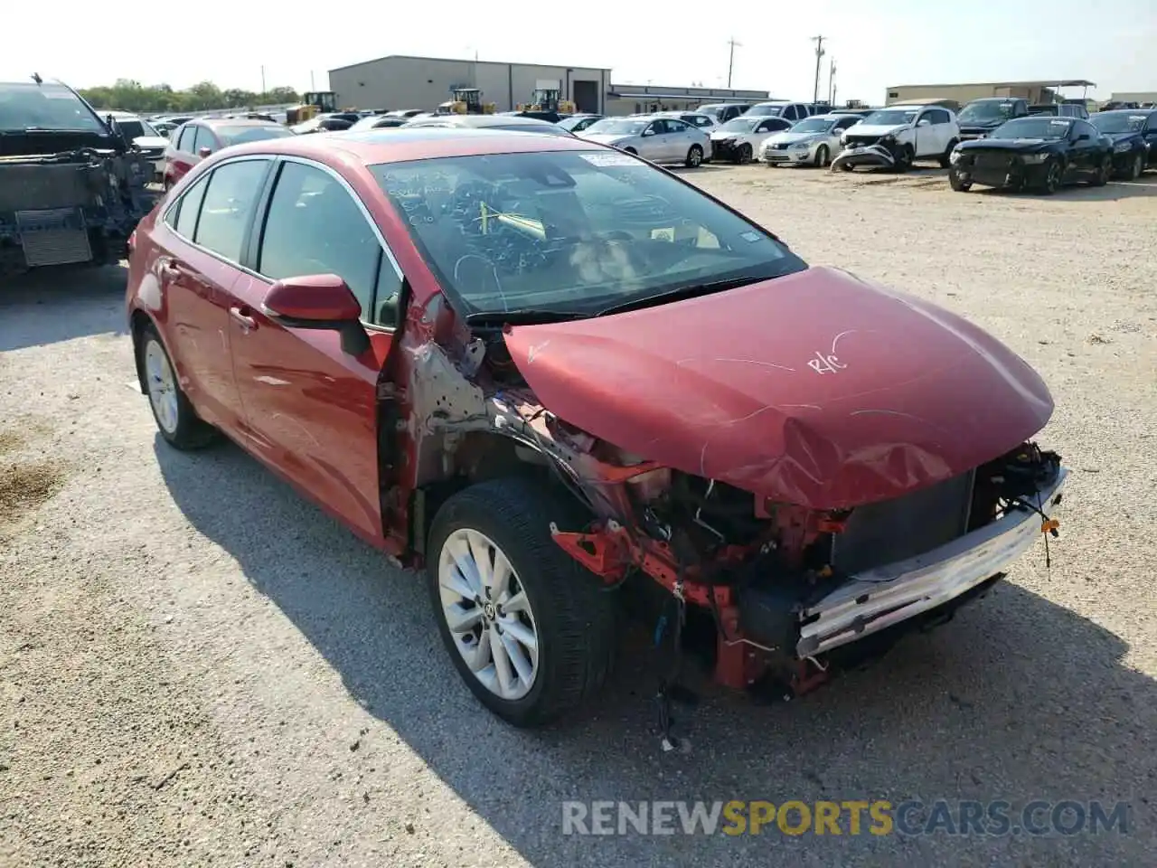 9 Photograph of a damaged car JTDFPRAE1LJ044690 TOYOTA COROLLA 2020