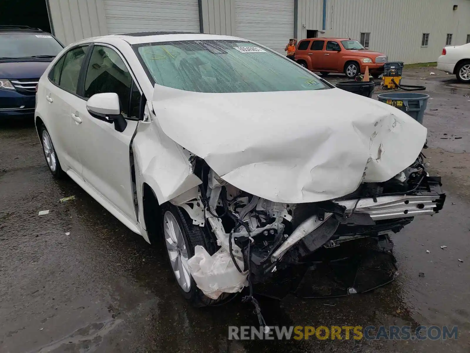 1 Photograph of a damaged car JTDFPRAE1LJ048125 TOYOTA COROLLA 2020