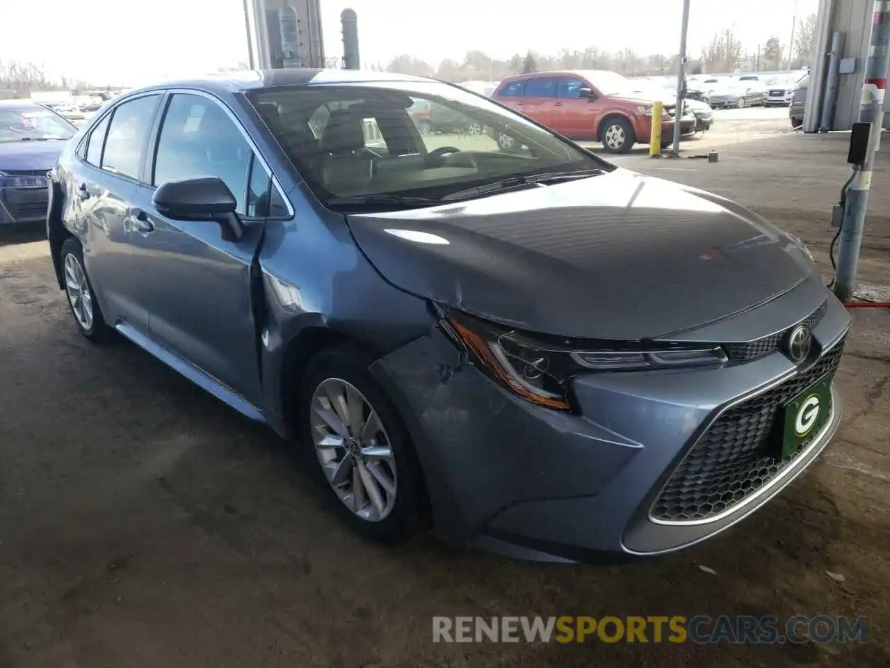 1 Photograph of a damaged car JTDFPRAE1LJ069766 TOYOTA COROLLA 2020