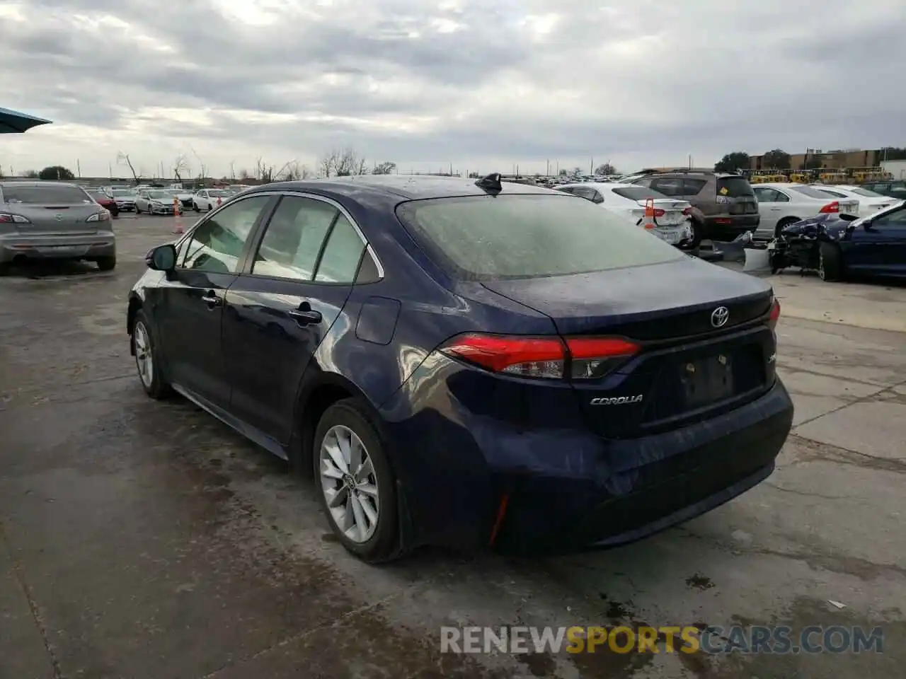 3 Photograph of a damaged car JTDFPRAE2LJ025033 TOYOTA COROLLA 2020