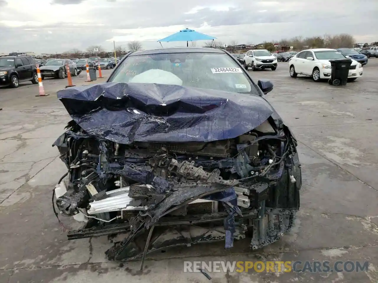 9 Photograph of a damaged car JTDFPRAE2LJ025033 TOYOTA COROLLA 2020