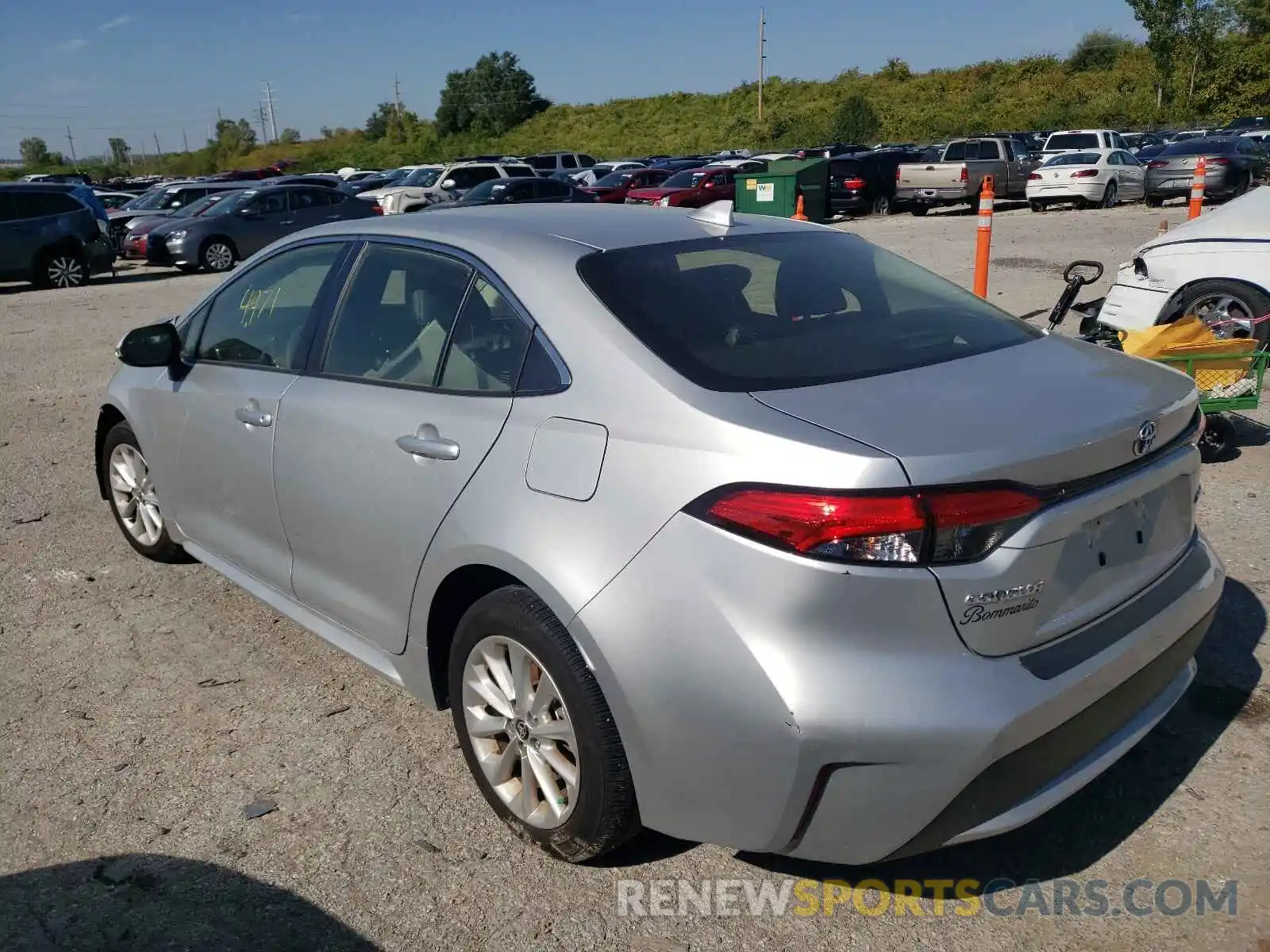 3 Photograph of a damaged car JTDFPRAE3LJ009326 TOYOTA COROLLA 2020