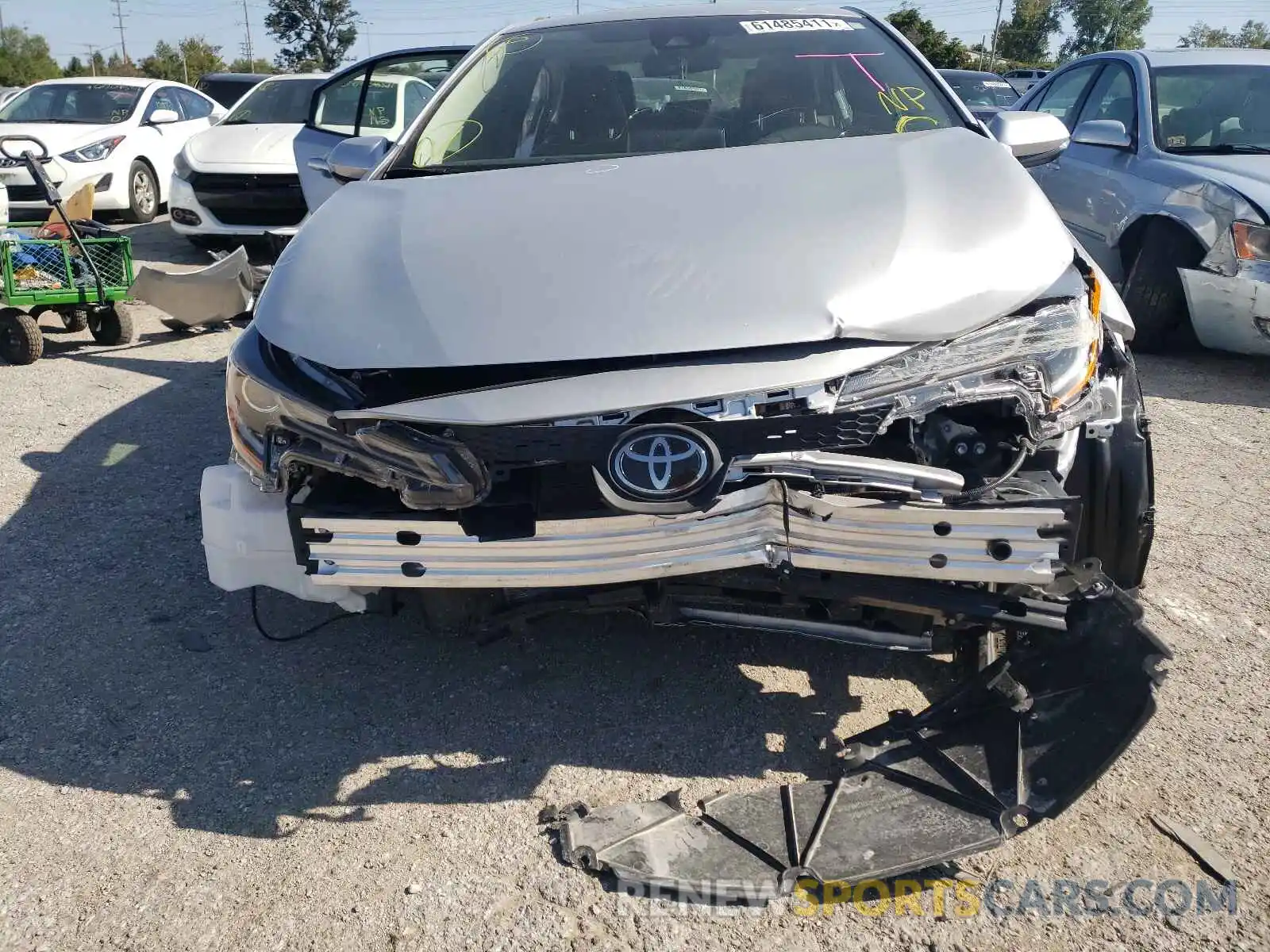 9 Photograph of a damaged car JTDFPRAE3LJ009326 TOYOTA COROLLA 2020