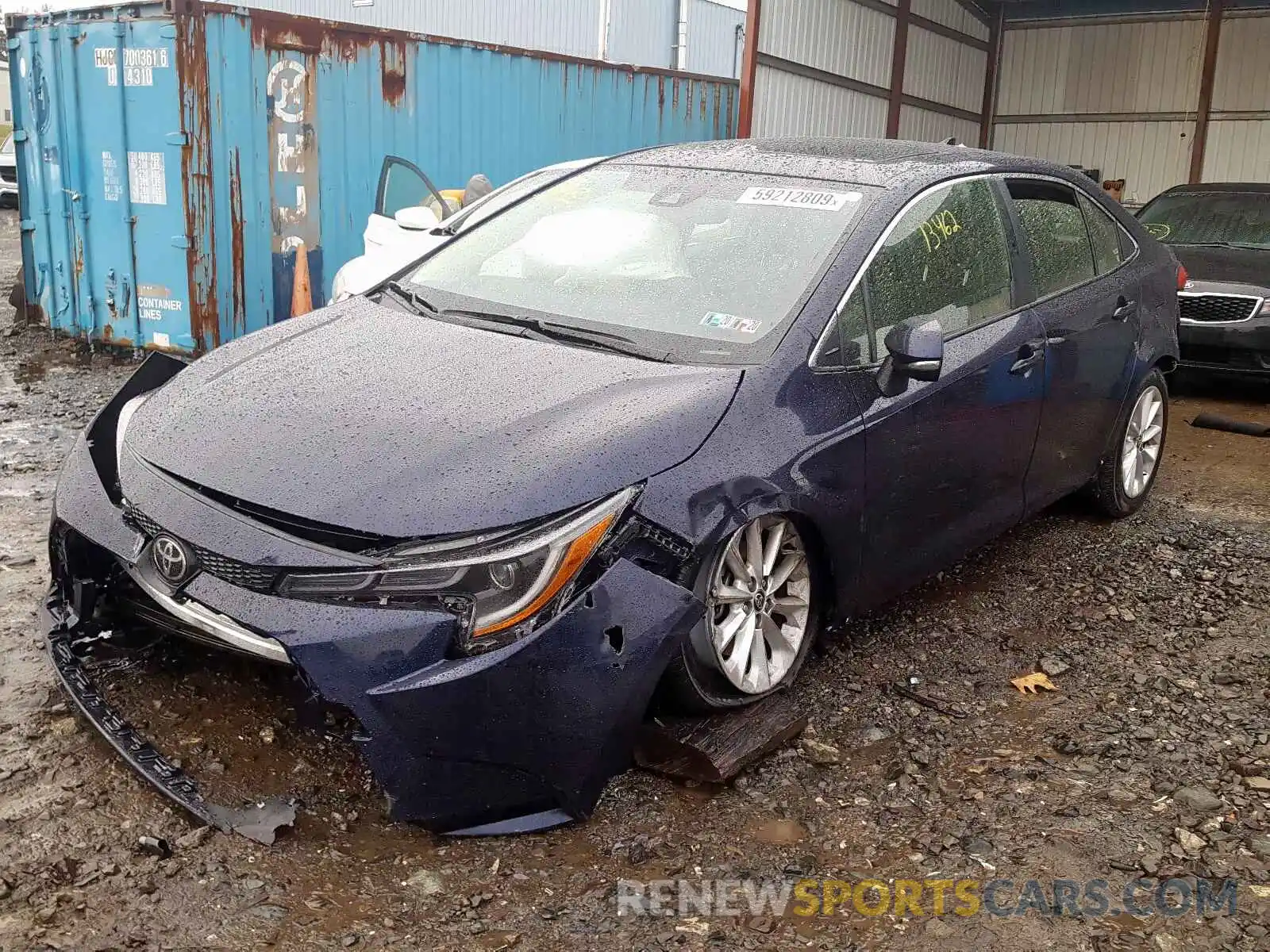 2 Photograph of a damaged car JTDFPRAE3LJ012324 TOYOTA COROLLA 2020