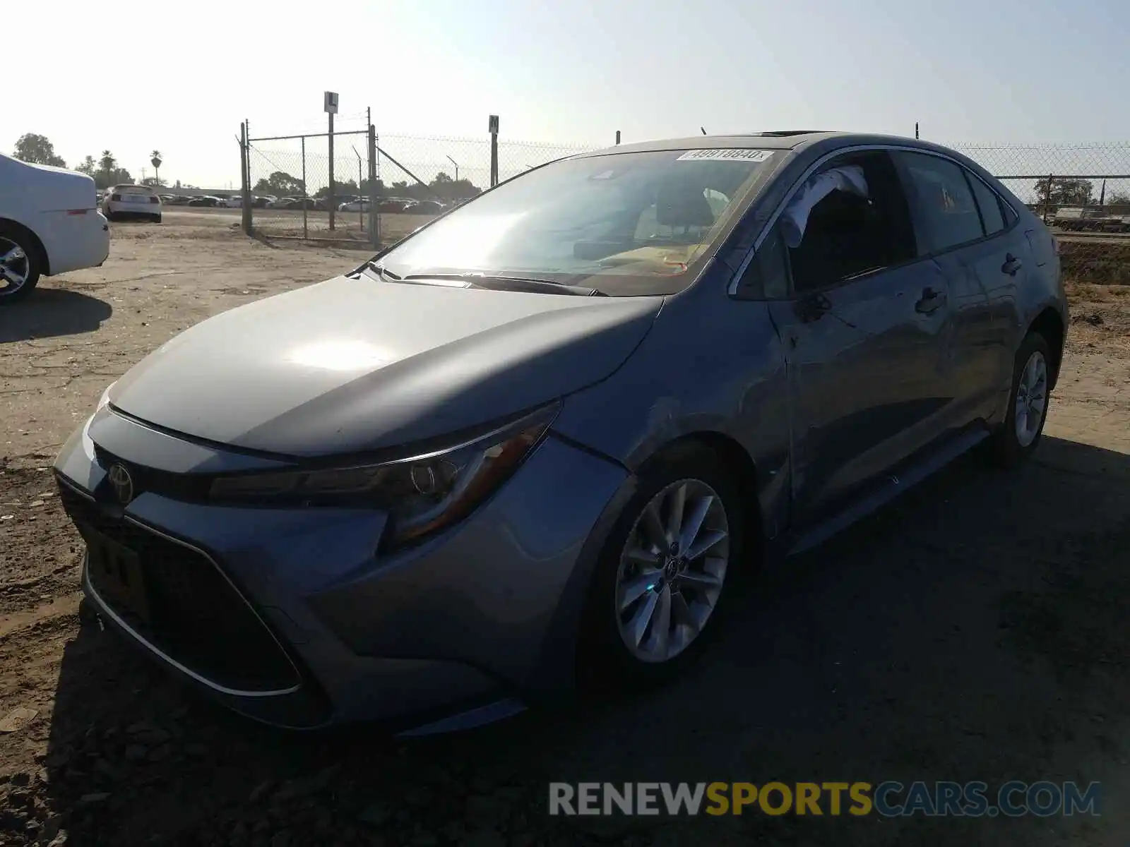 2 Photograph of a damaged car JTDFPRAE3LJ037482 TOYOTA COROLLA 2020