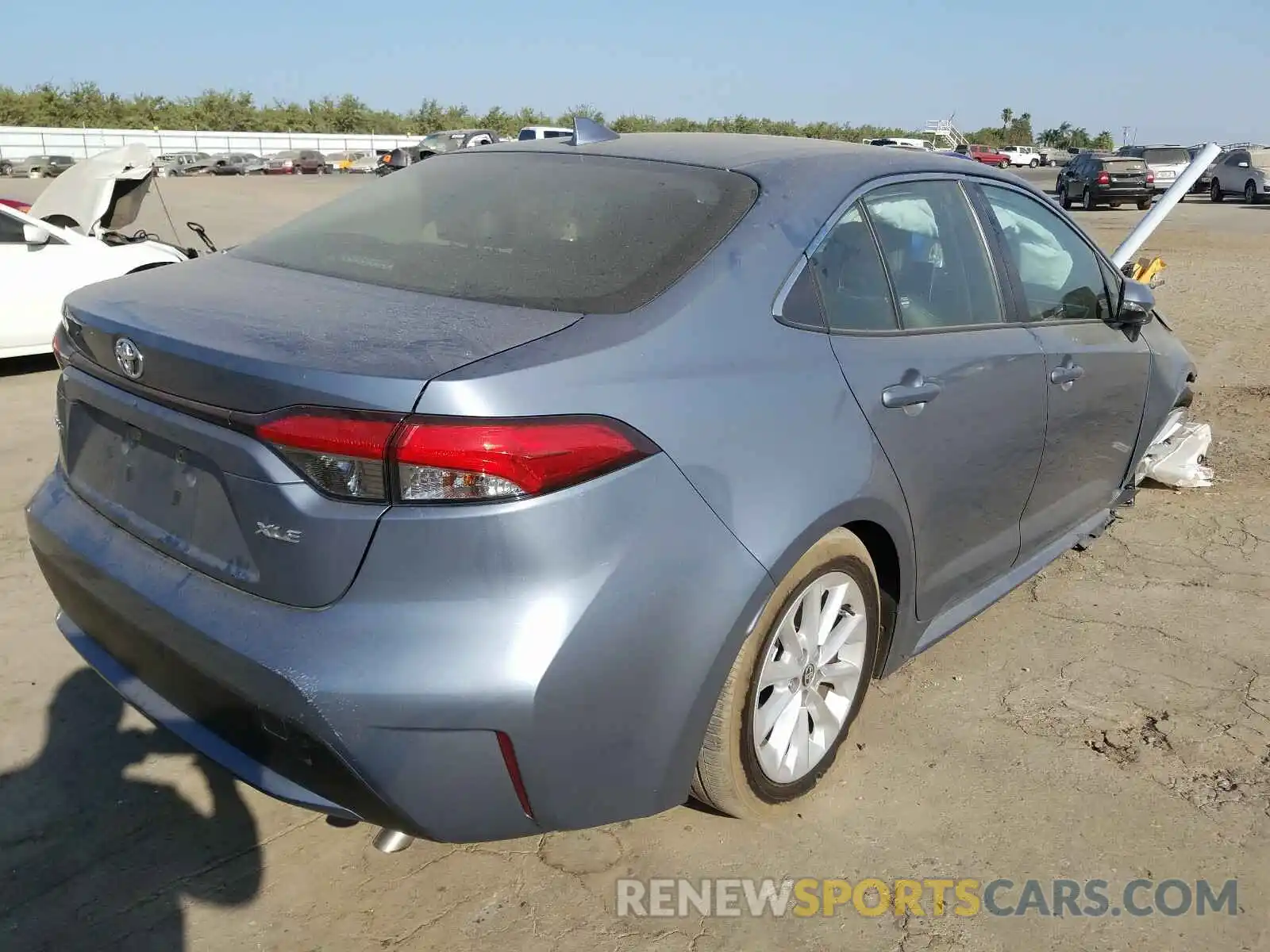 4 Photograph of a damaged car JTDFPRAE3LJ037482 TOYOTA COROLLA 2020