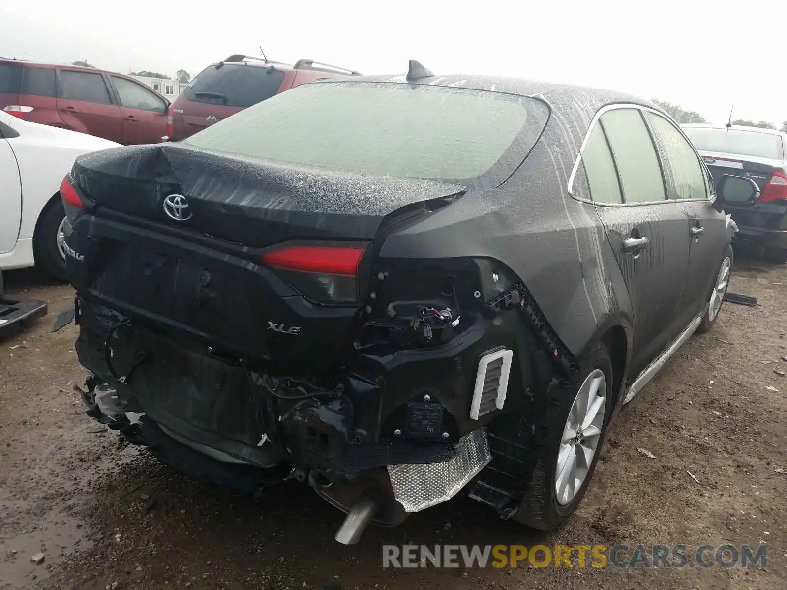 4 Photograph of a damaged car JTDFPRAE3LJ078582 TOYOTA COROLLA 2020