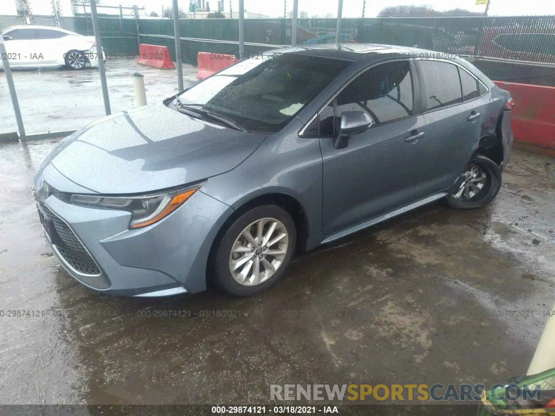 2 Photograph of a damaged car JTDFPRAE4LJ013126 TOYOTA COROLLA 2020