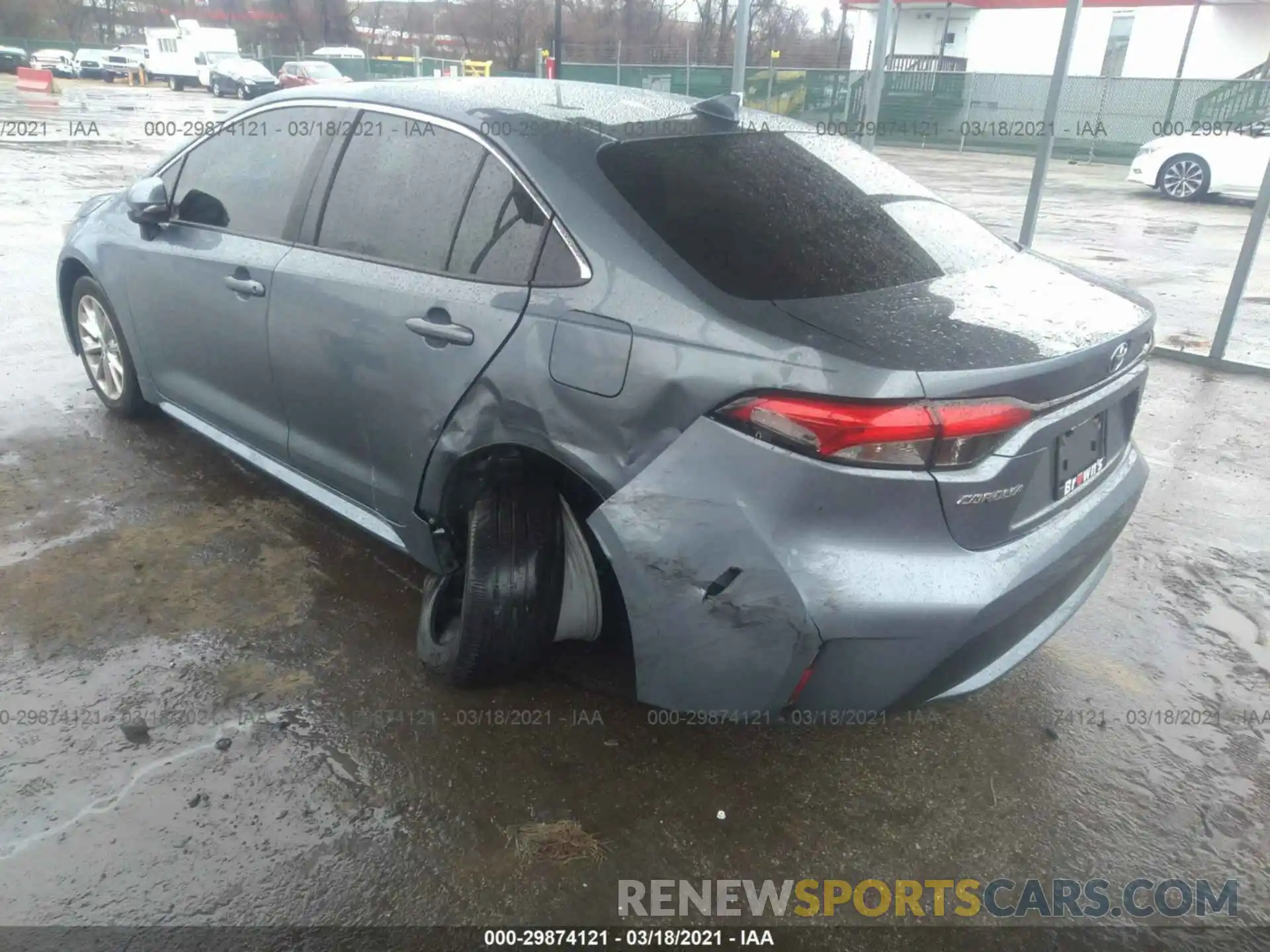 3 Photograph of a damaged car JTDFPRAE4LJ013126 TOYOTA COROLLA 2020