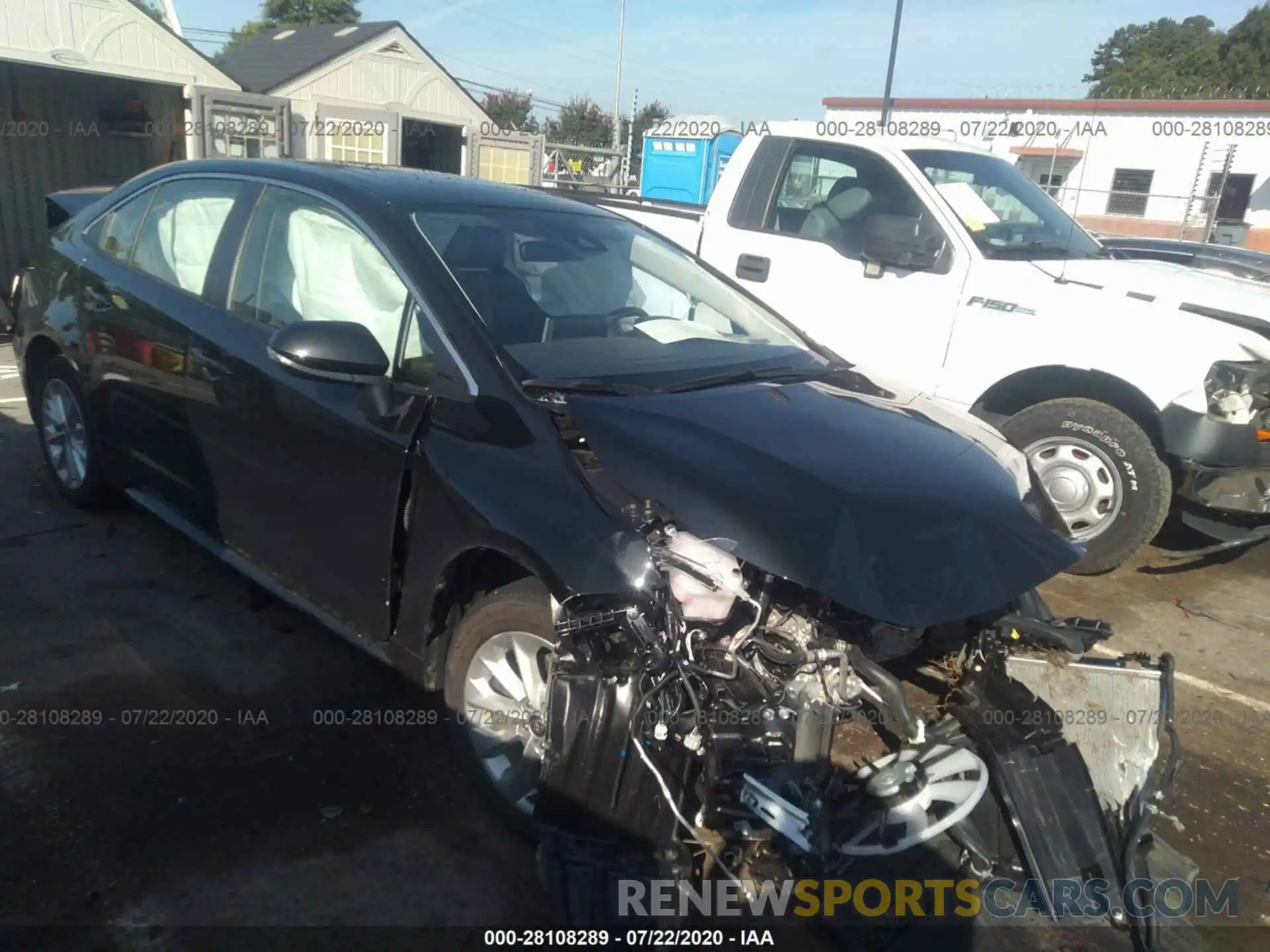 1 Photograph of a damaged car JTDFPRAE4LJ088991 TOYOTA COROLLA 2020