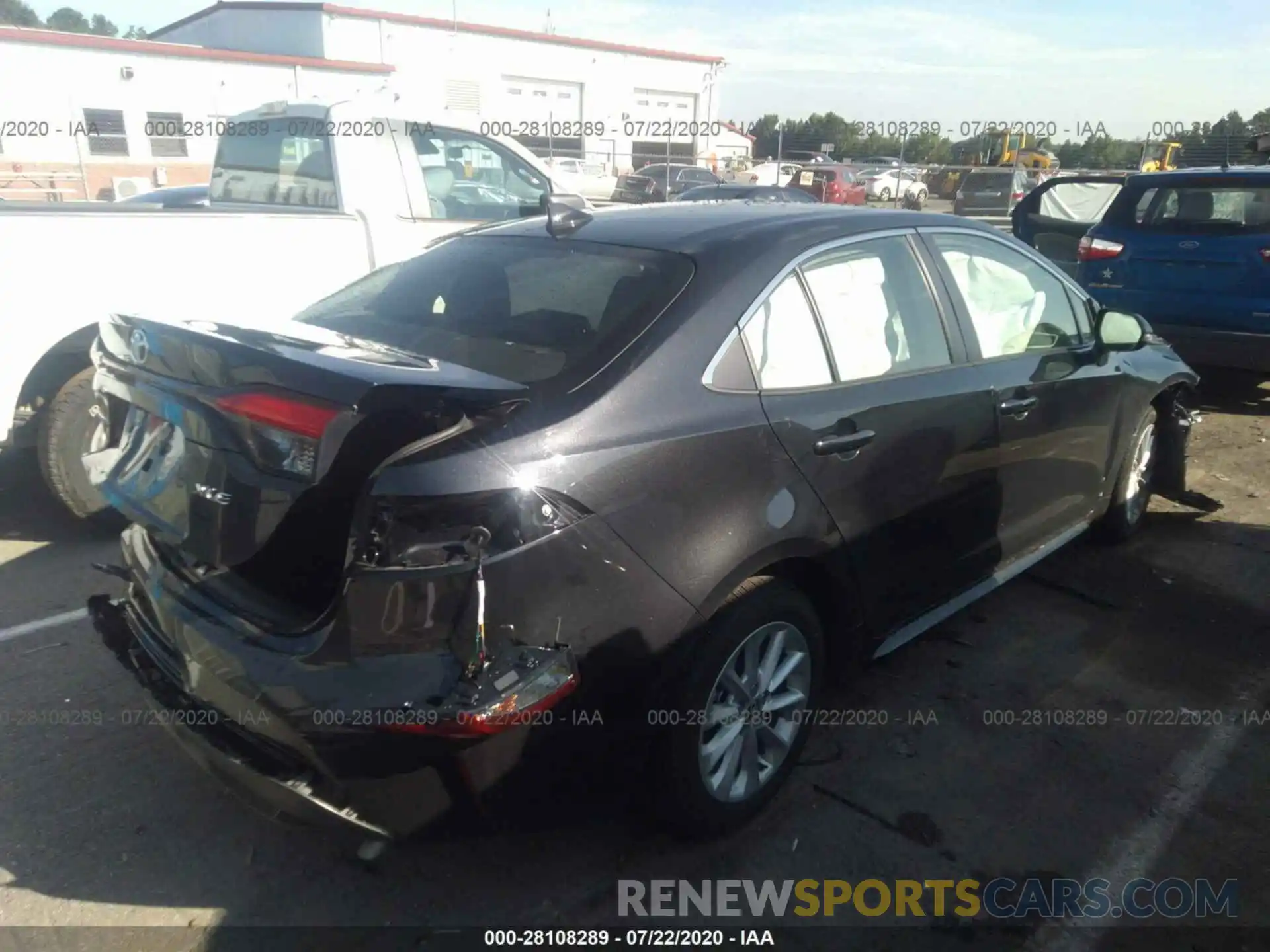 4 Photograph of a damaged car JTDFPRAE4LJ088991 TOYOTA COROLLA 2020