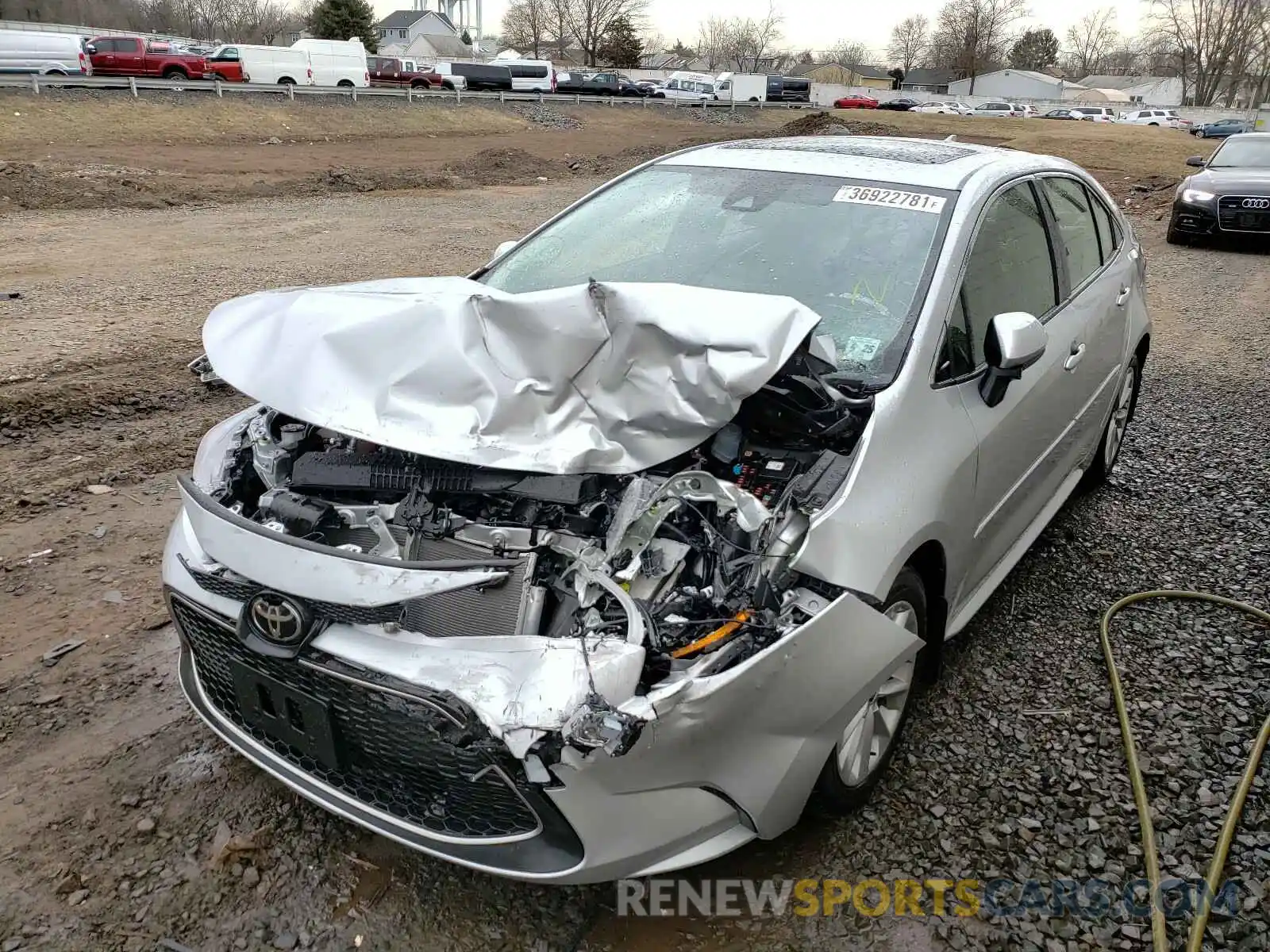 9 Photograph of a damaged car JTDFPRAE4LJ100346 TOYOTA COROLLA 2020