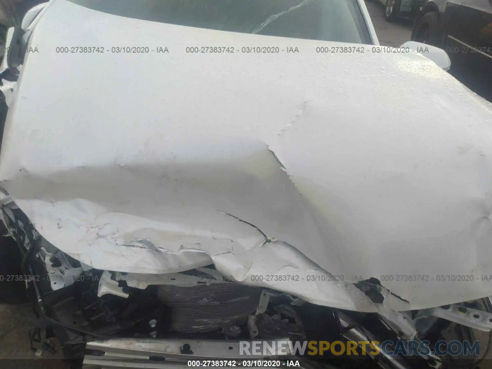 10 Photograph of a damaged car JTDFPRAE5LJ013331 TOYOTA COROLLA 2020