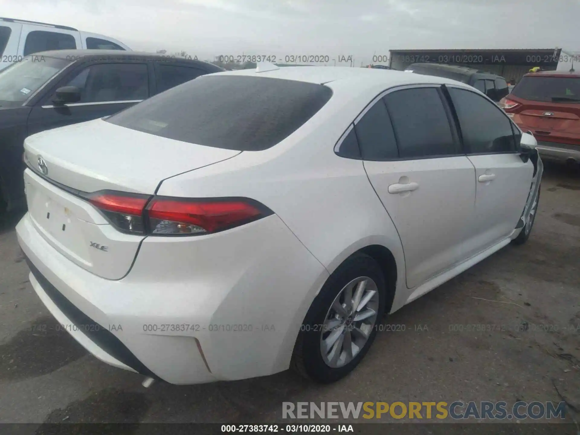 4 Photograph of a damaged car JTDFPRAE5LJ013331 TOYOTA COROLLA 2020