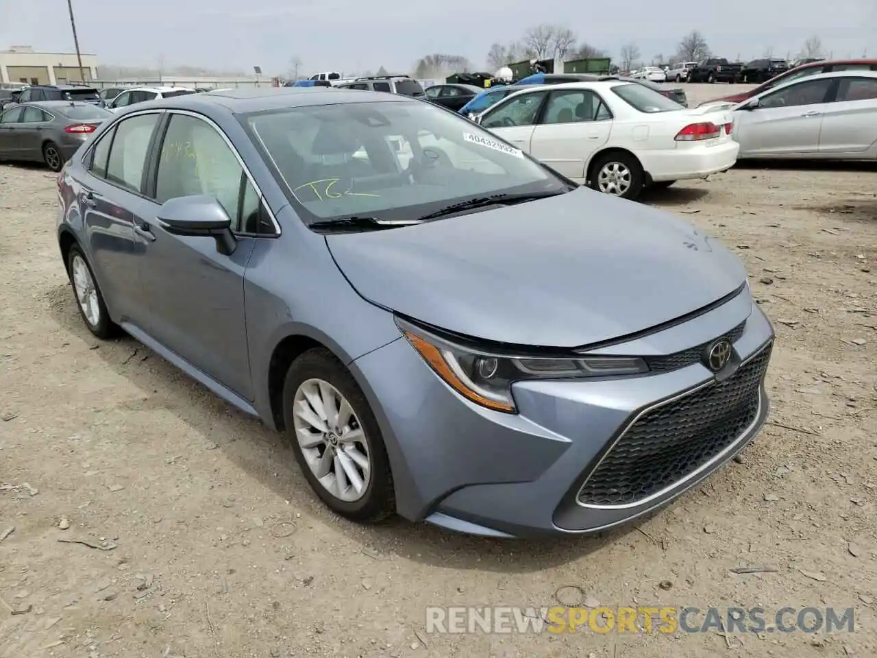 1 Photograph of a damaged car JTDFPRAE5LJ069348 TOYOTA COROLLA 2020