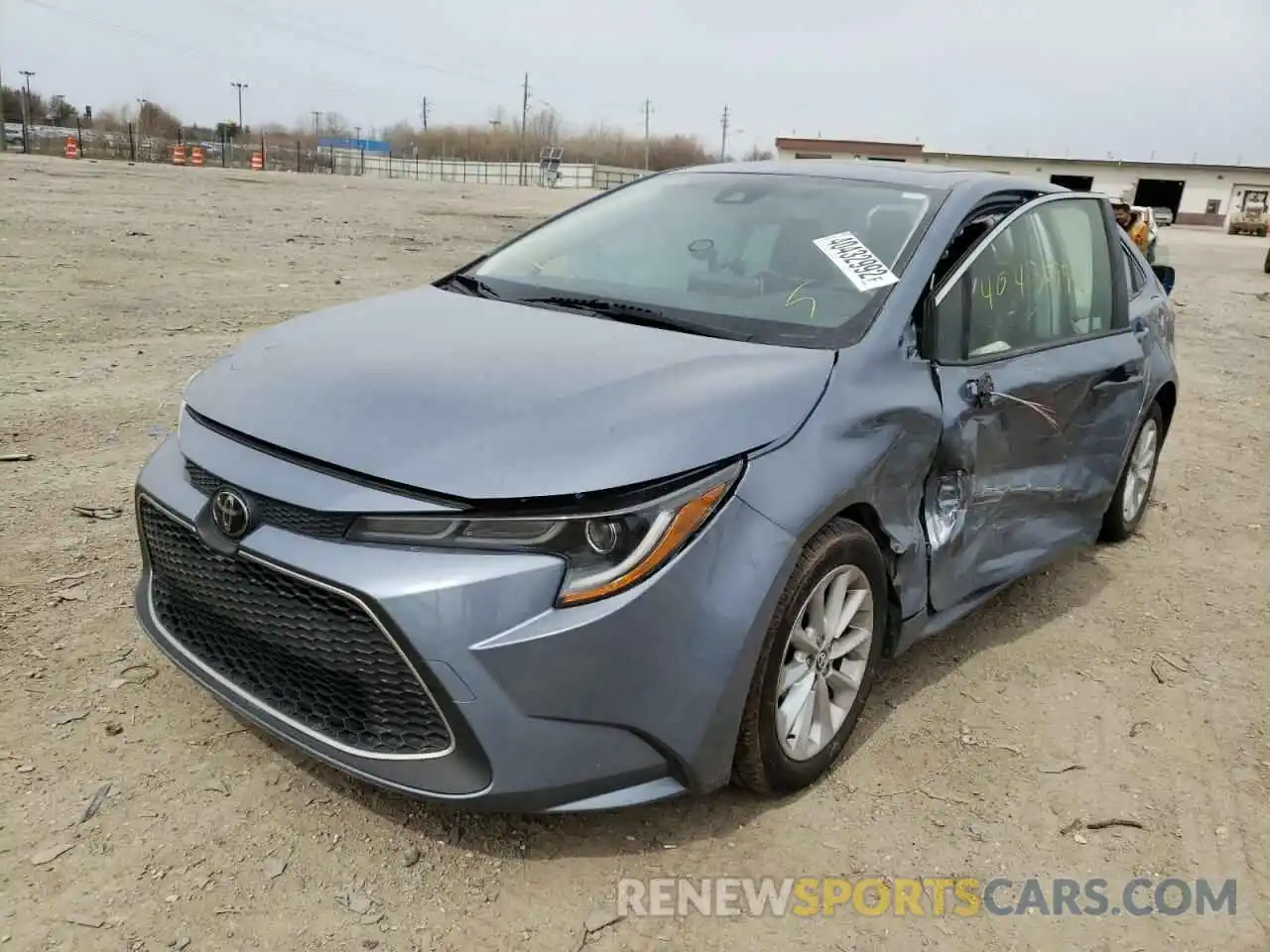 2 Photograph of a damaged car JTDFPRAE5LJ069348 TOYOTA COROLLA 2020