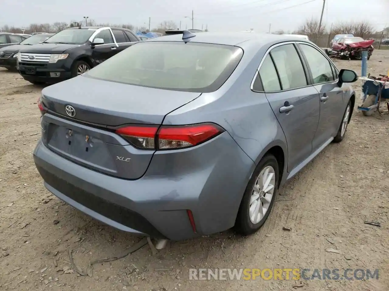 4 Photograph of a damaged car JTDFPRAE5LJ069348 TOYOTA COROLLA 2020