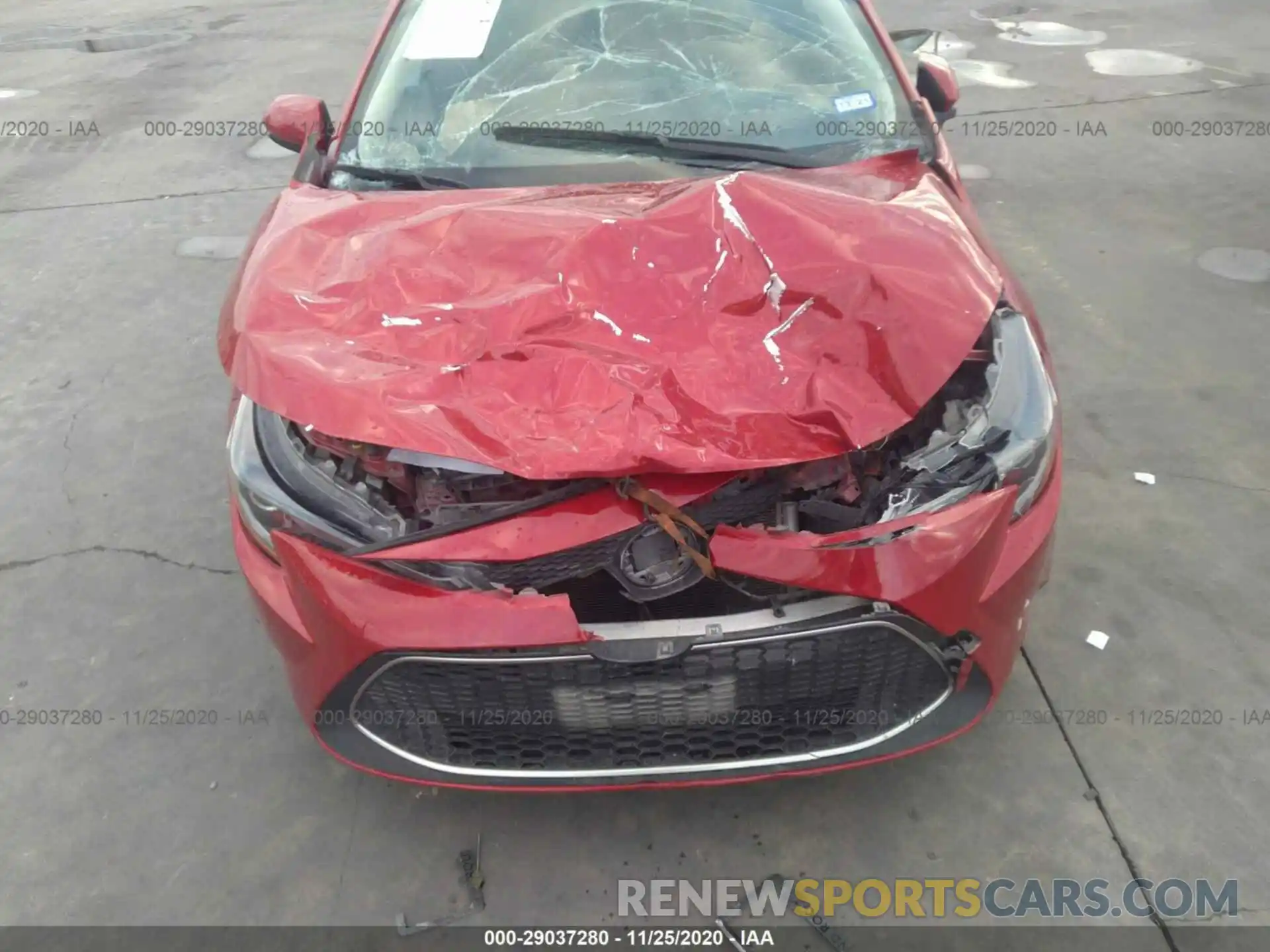 6 Photograph of a damaged car JTDFPRAE6L1015069 TOYOTA COROLLA 2020