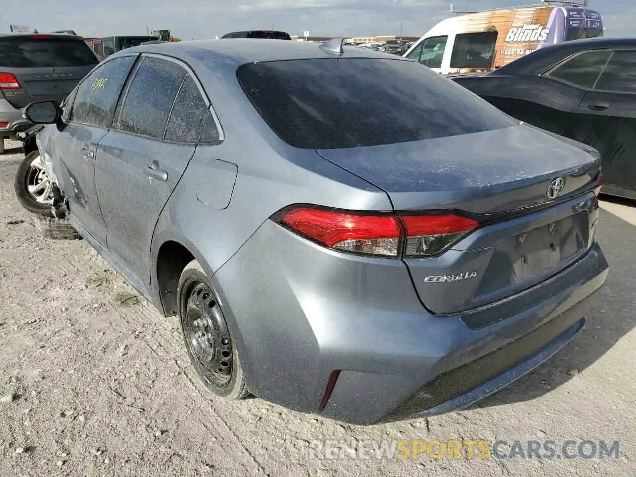 3 Photograph of a damaged car JTDFPRAE6LJ004248 TOYOTA COROLLA 2020