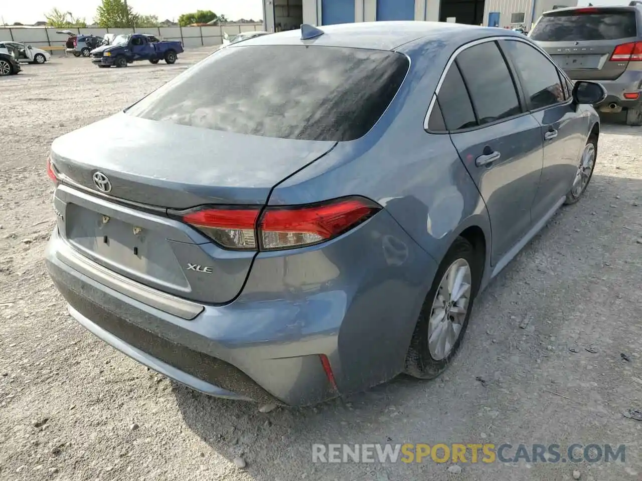 4 Photograph of a damaged car JTDFPRAE6LJ004248 TOYOTA COROLLA 2020