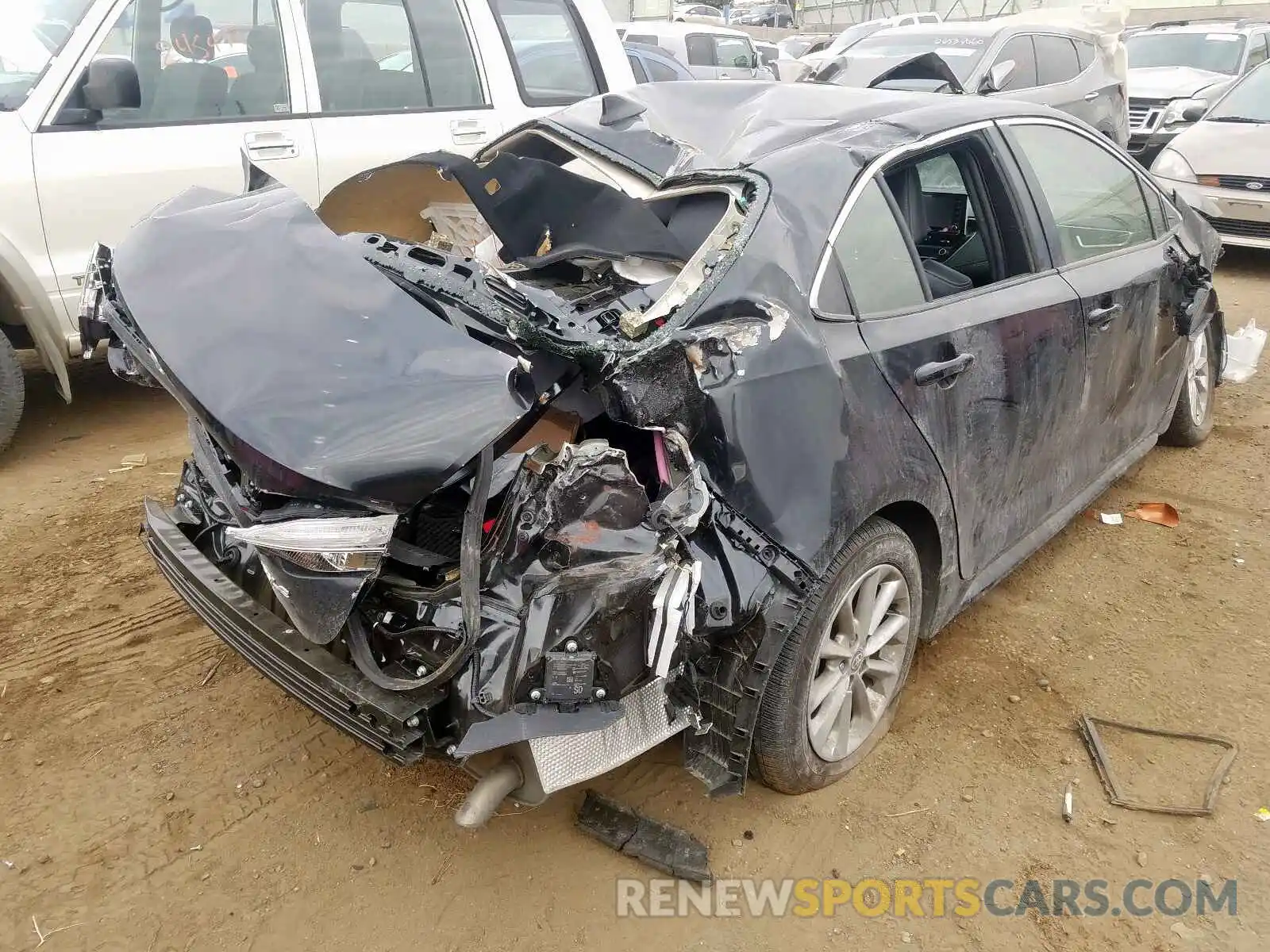 4 Photograph of a damaged car JTDFPRAE6LJ022586 TOYOTA COROLLA 2020