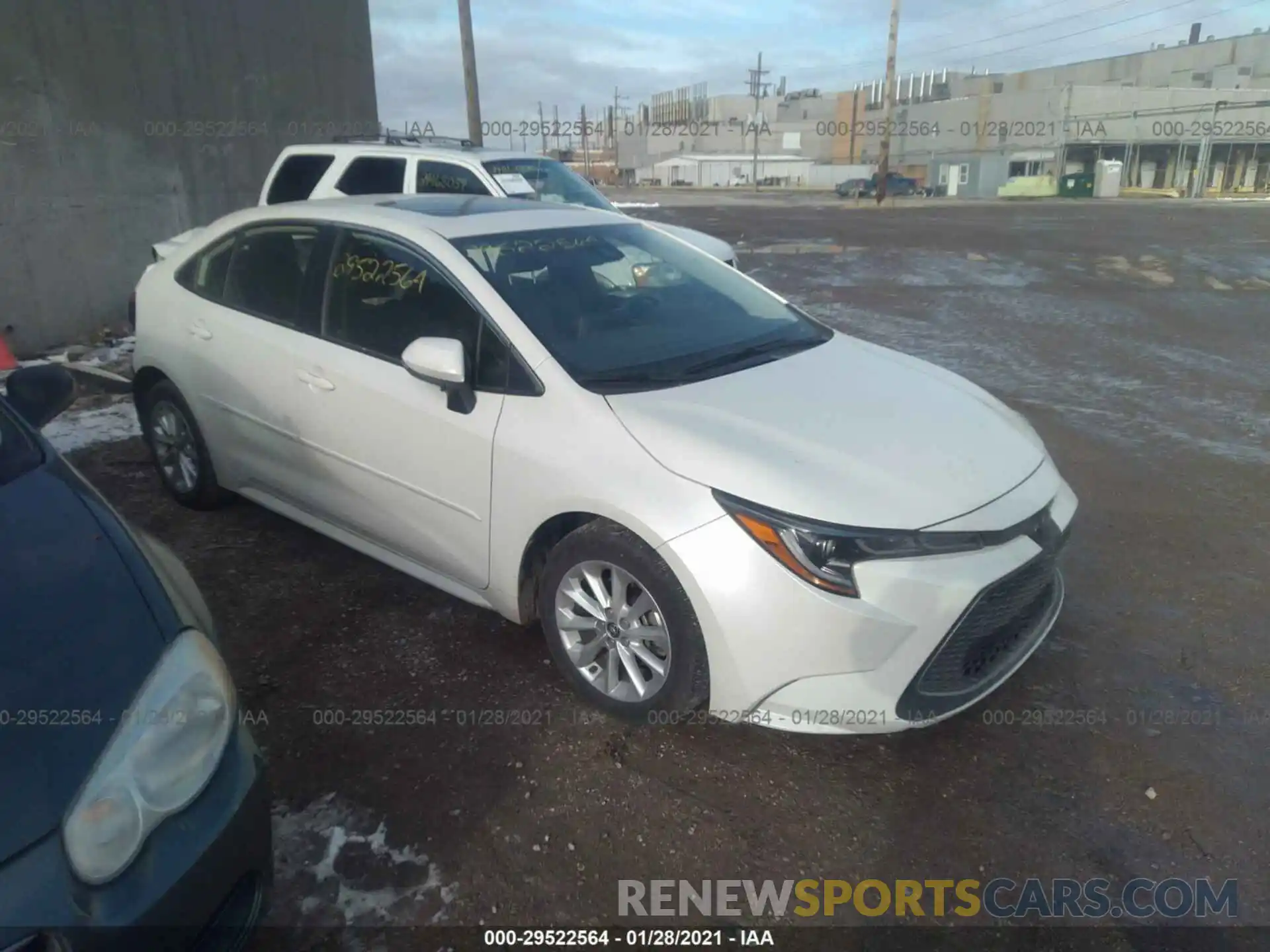 1 Photograph of a damaged car JTDFPRAE6LJ061100 TOYOTA COROLLA 2020