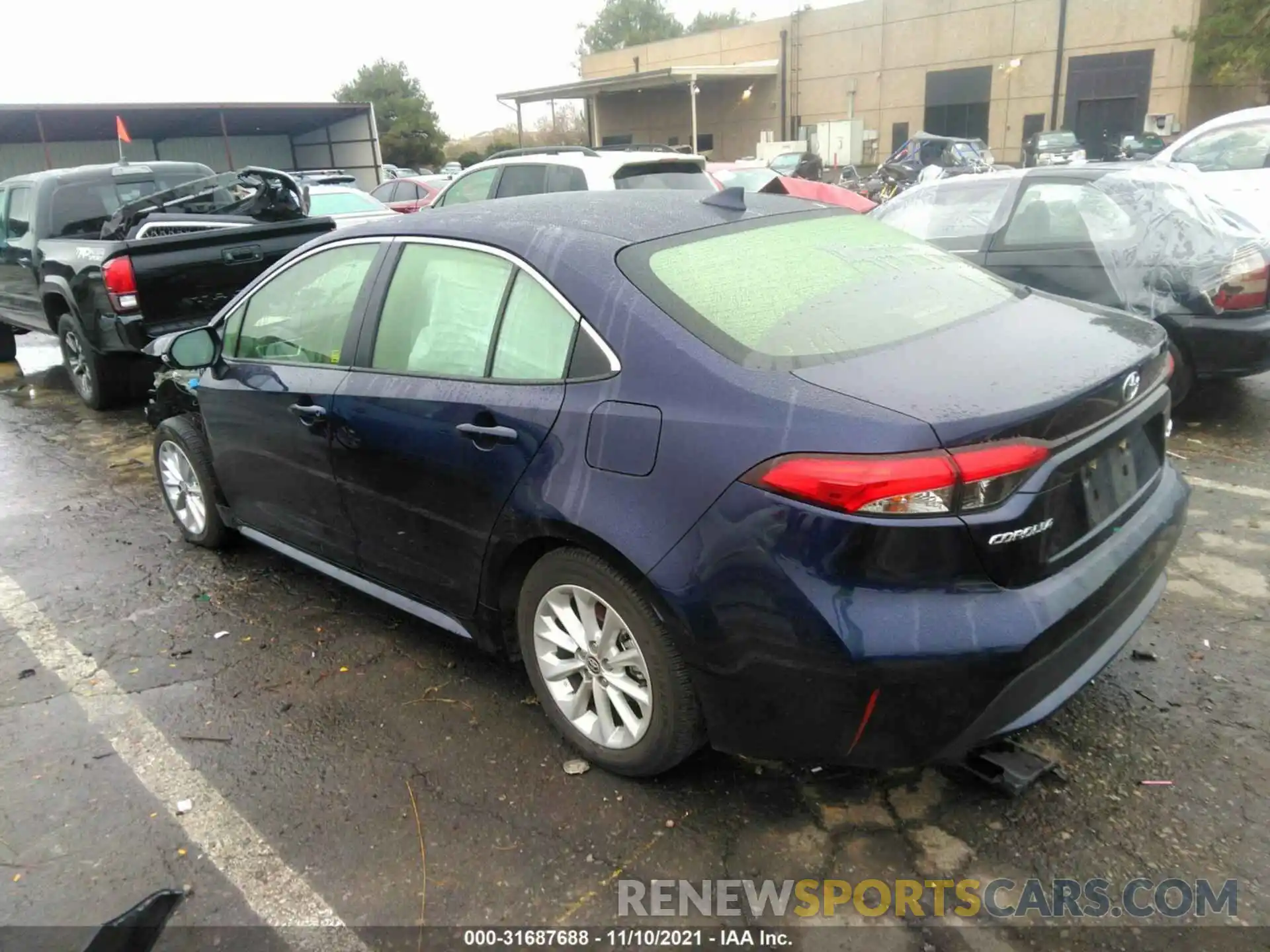 3 Photograph of a damaged car JTDFPRAE7LJ020460 TOYOTA COROLLA 2020