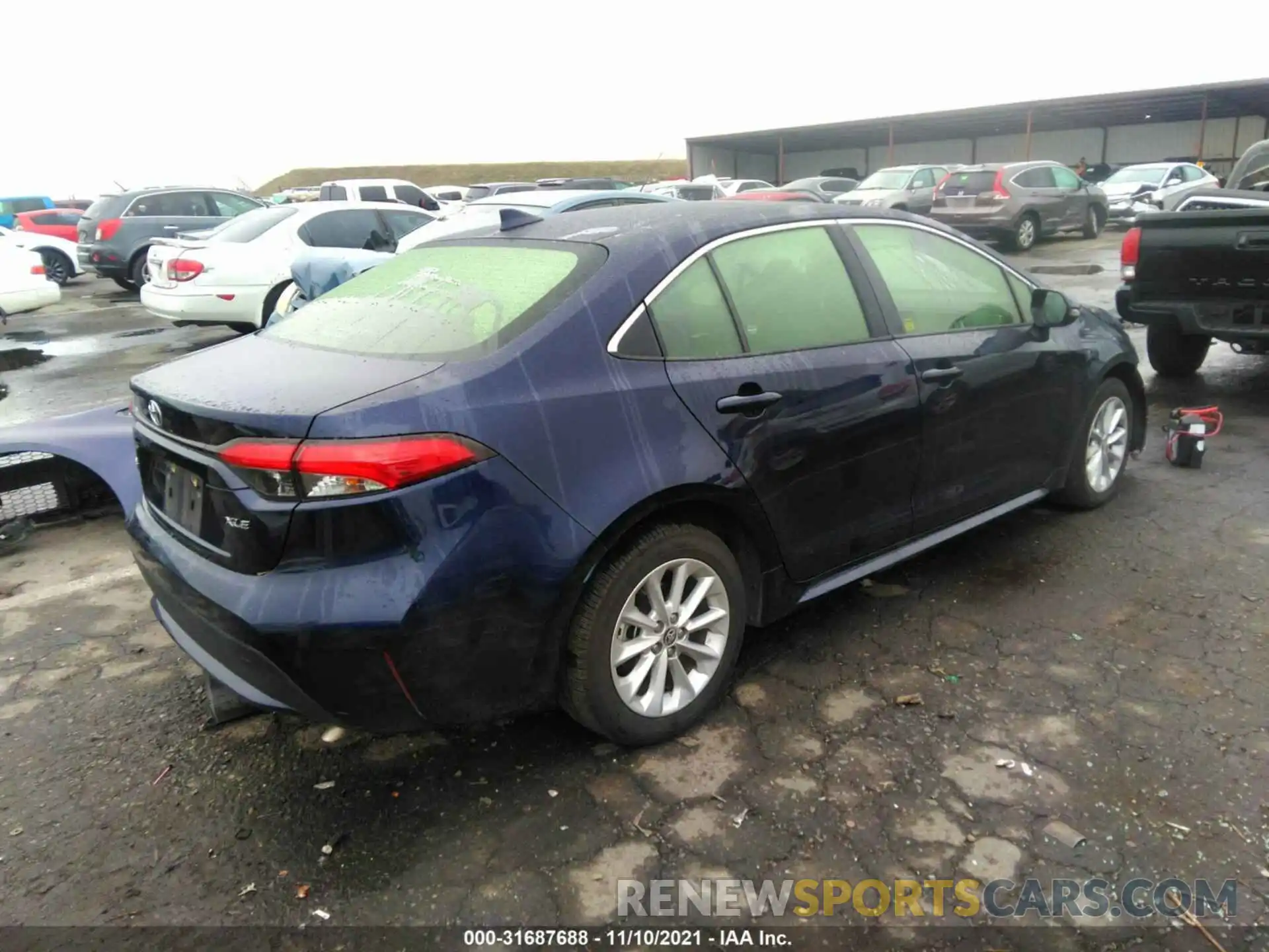 4 Photograph of a damaged car JTDFPRAE7LJ020460 TOYOTA COROLLA 2020