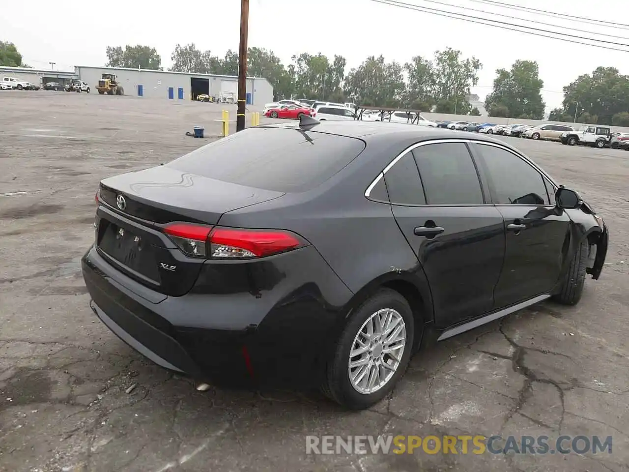 4 Photograph of a damaged car JTDFPRAE8LJ000282 TOYOTA COROLLA 2020