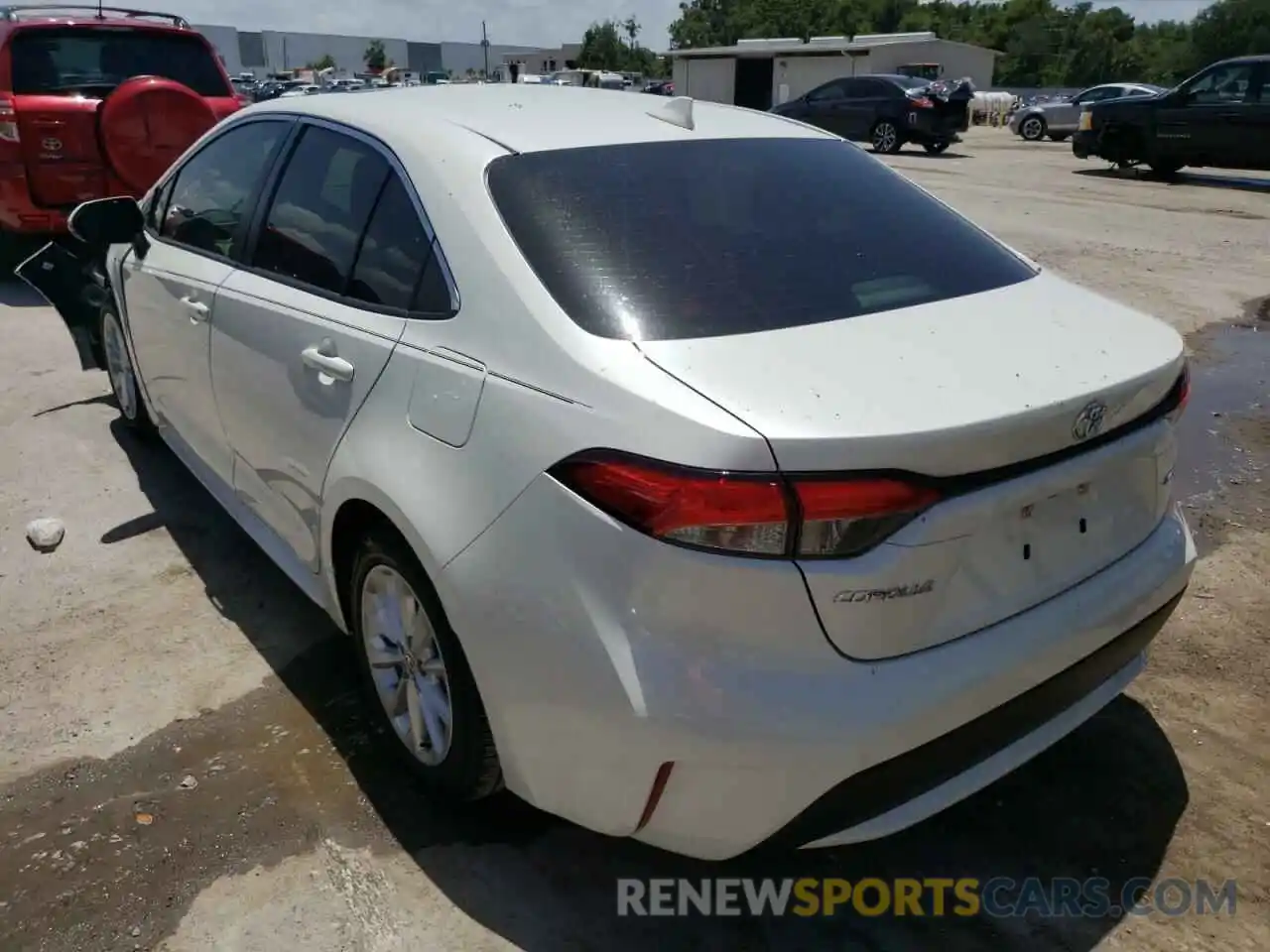 3 Photograph of a damaged car JTDFPRAE9LJ003398 TOYOTA COROLLA 2020